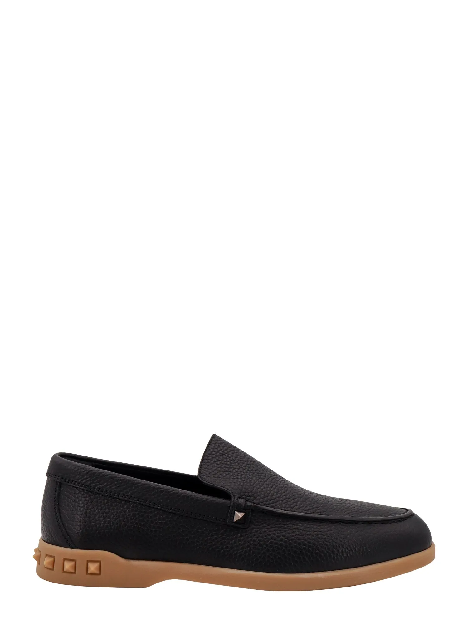 Leather Loafer With Iconic Studs