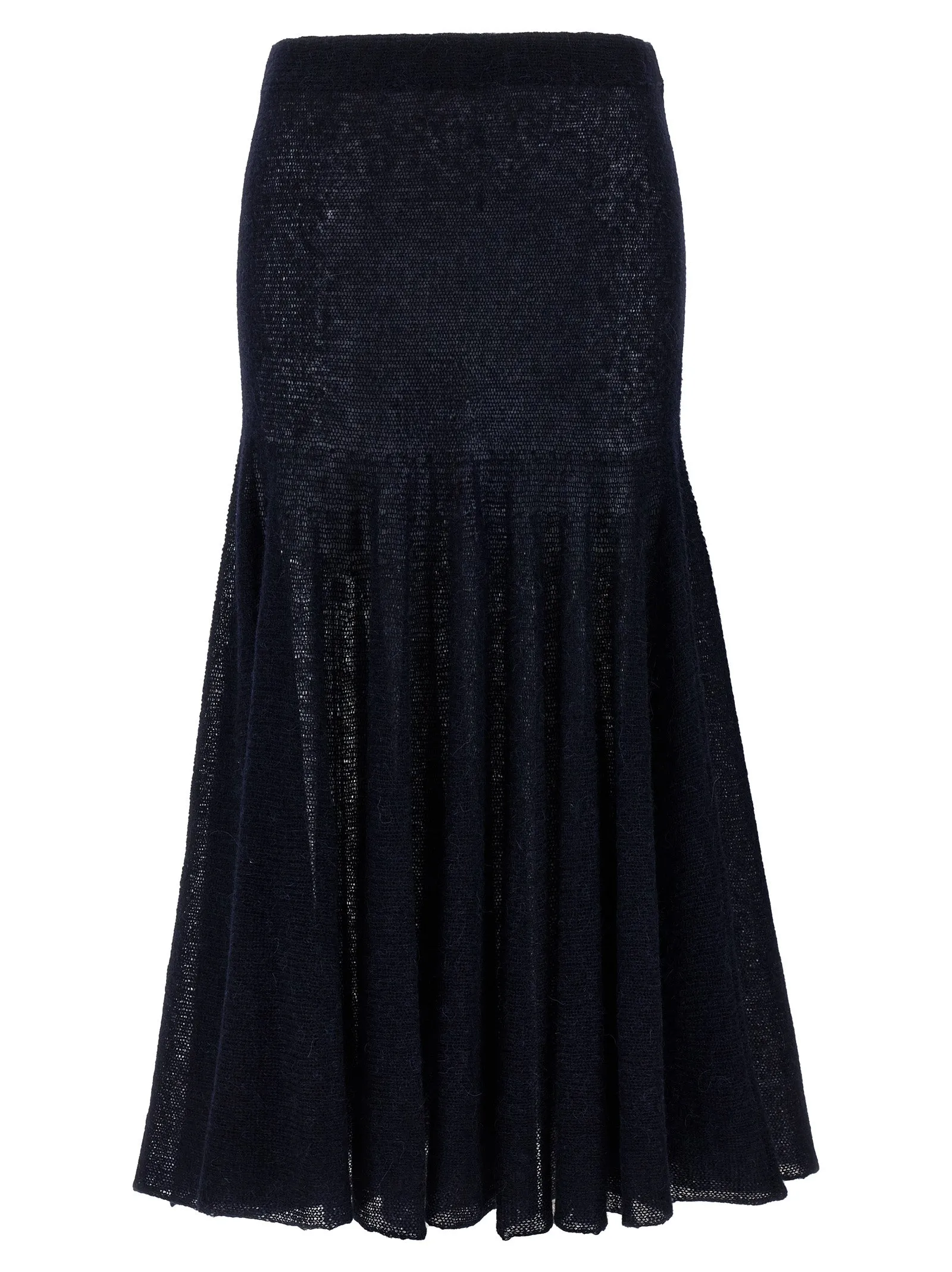 Pf25 Knitwear 16 Skirt Gonne Blu