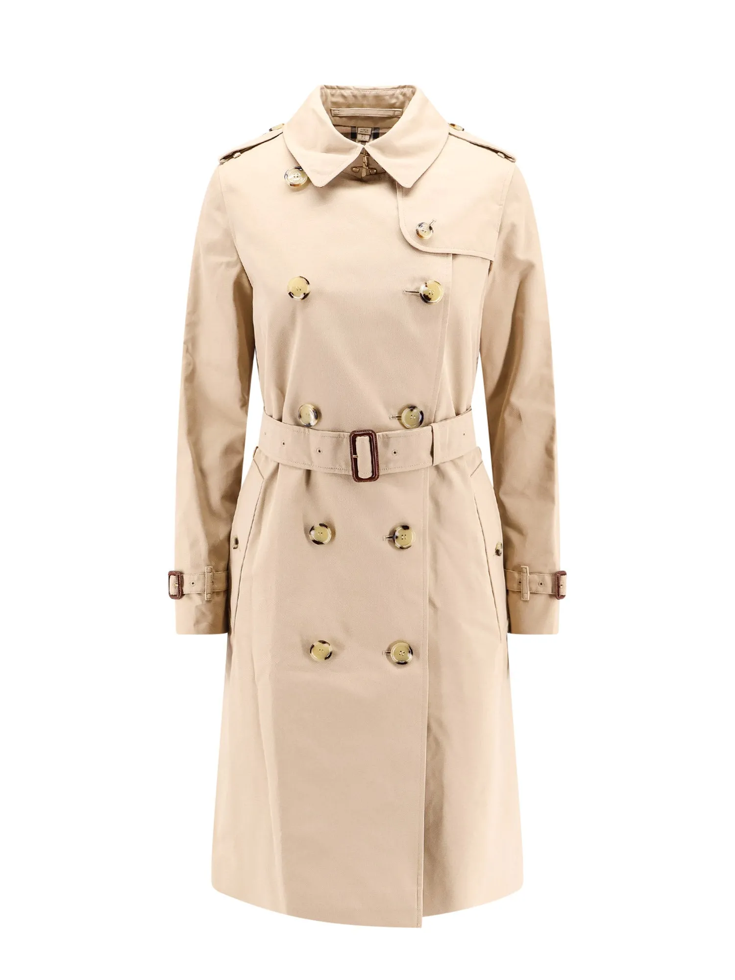Cotton Trench With Check Lining