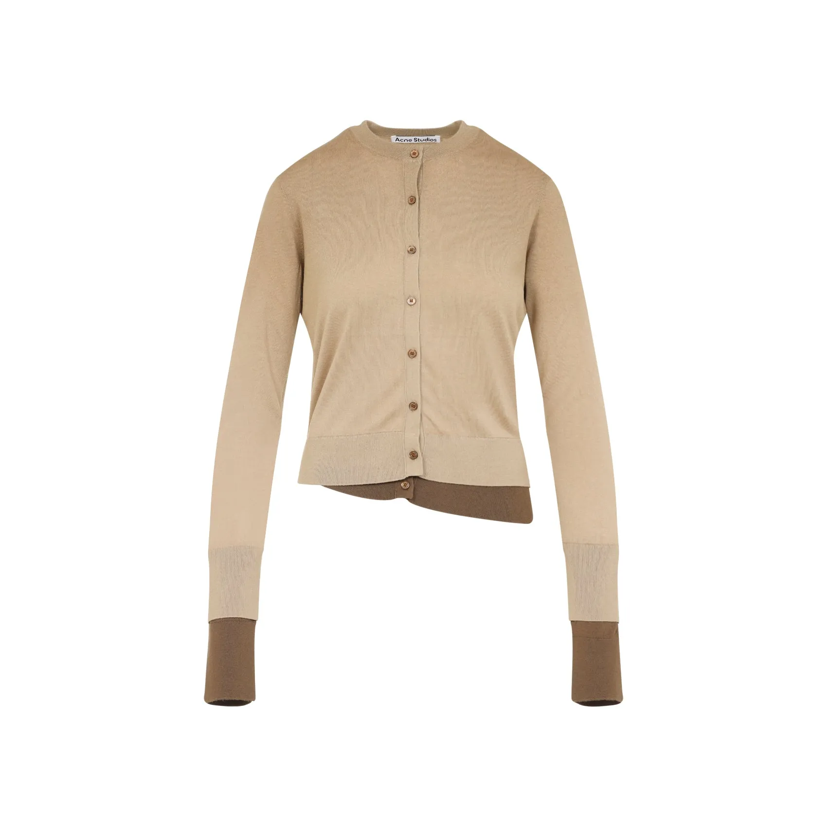 Beige Silk Cardigan