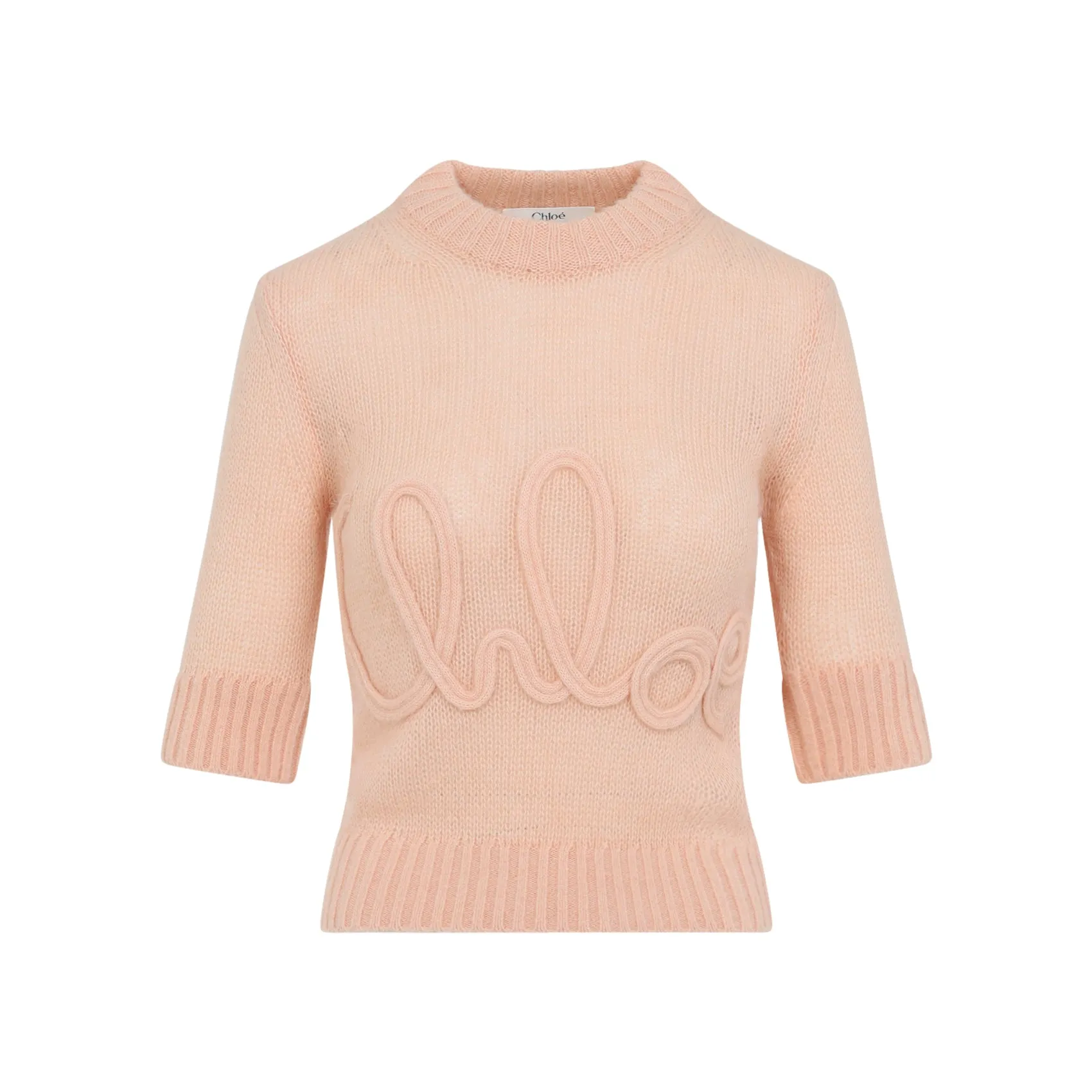 Peach Orange Wool Sweater