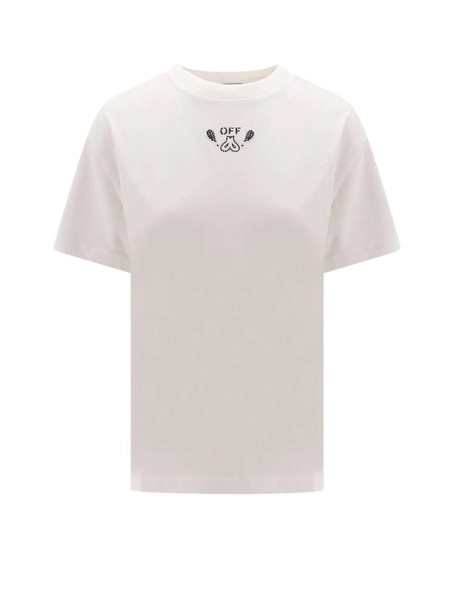 Organic Cotton T-Shirt With Frontal Logo