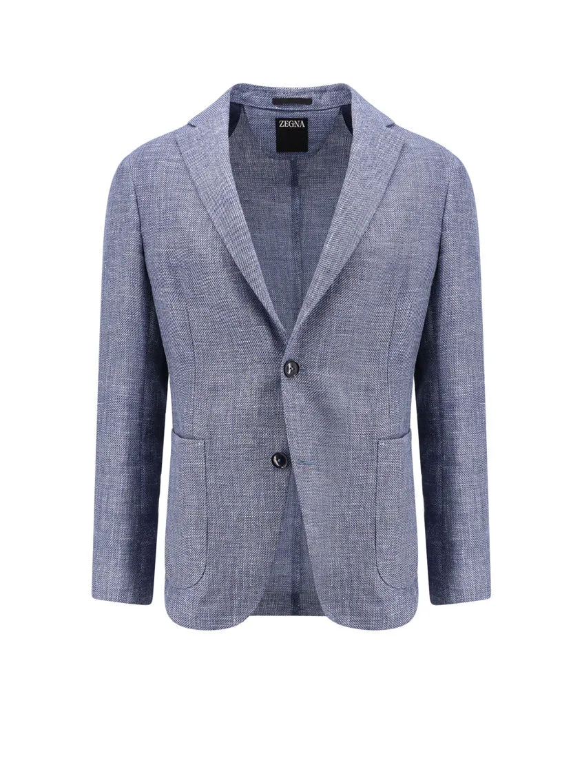 Linen And Cotton Blazer