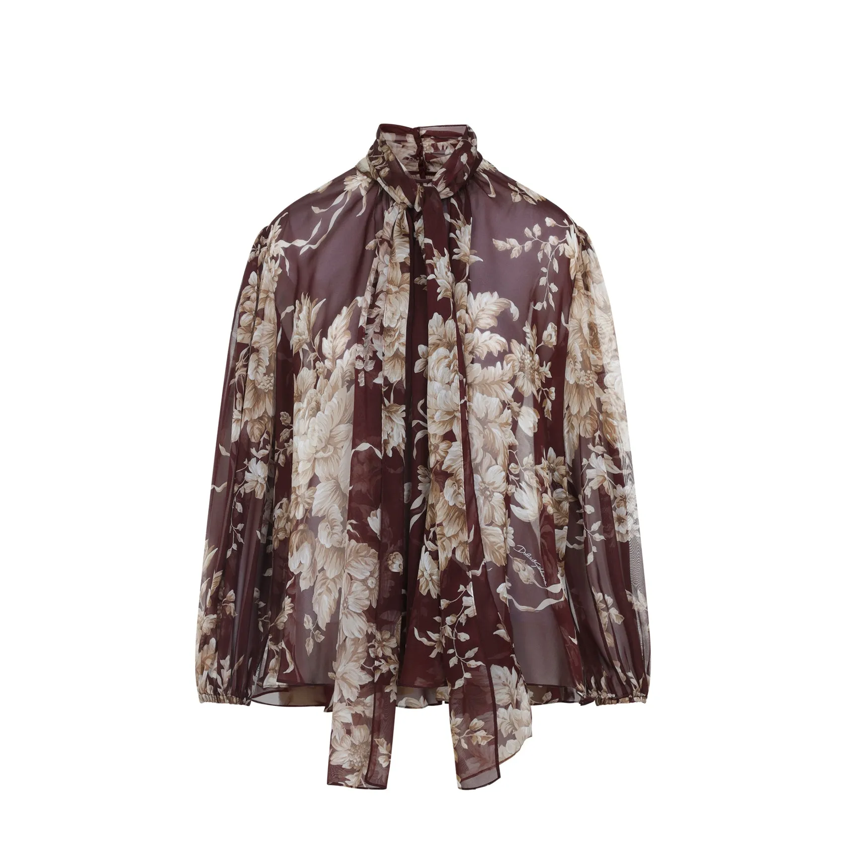 Bordeaux Silk Shirt