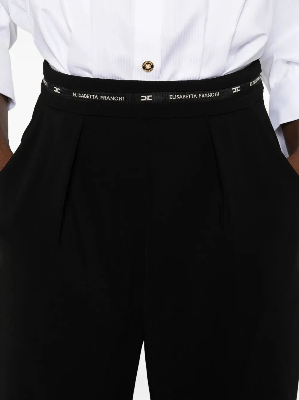 Off White And Black Adc Crewneck Wool Sweater