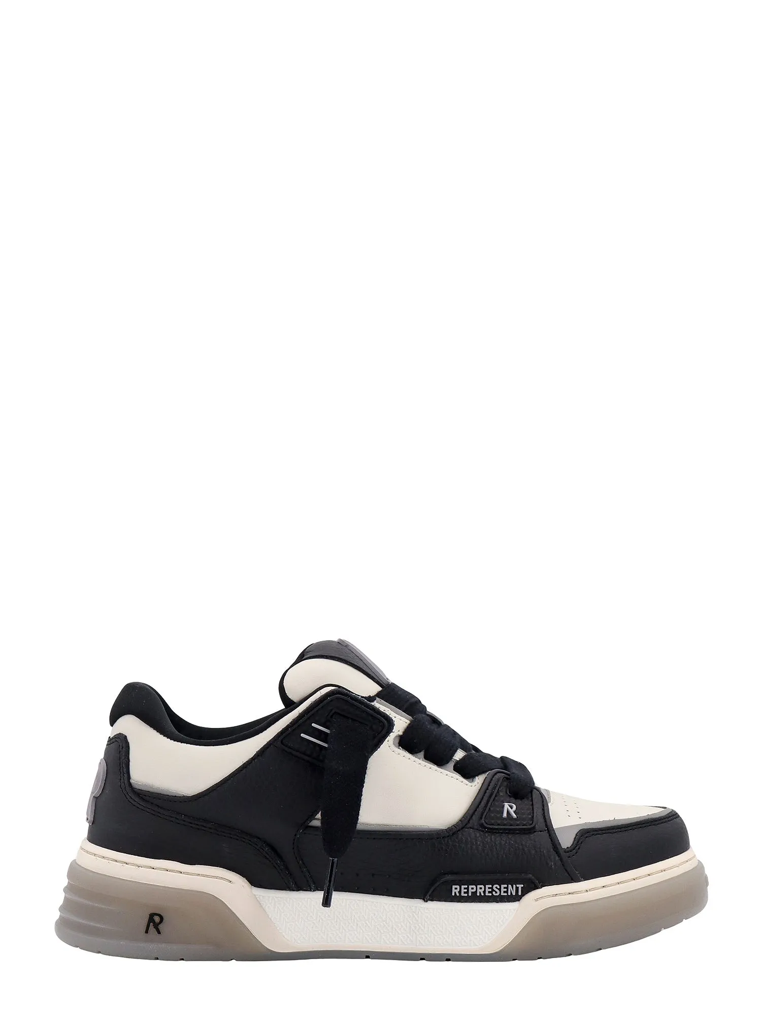 Studio Leather Sneakers With Contrasting Profiles