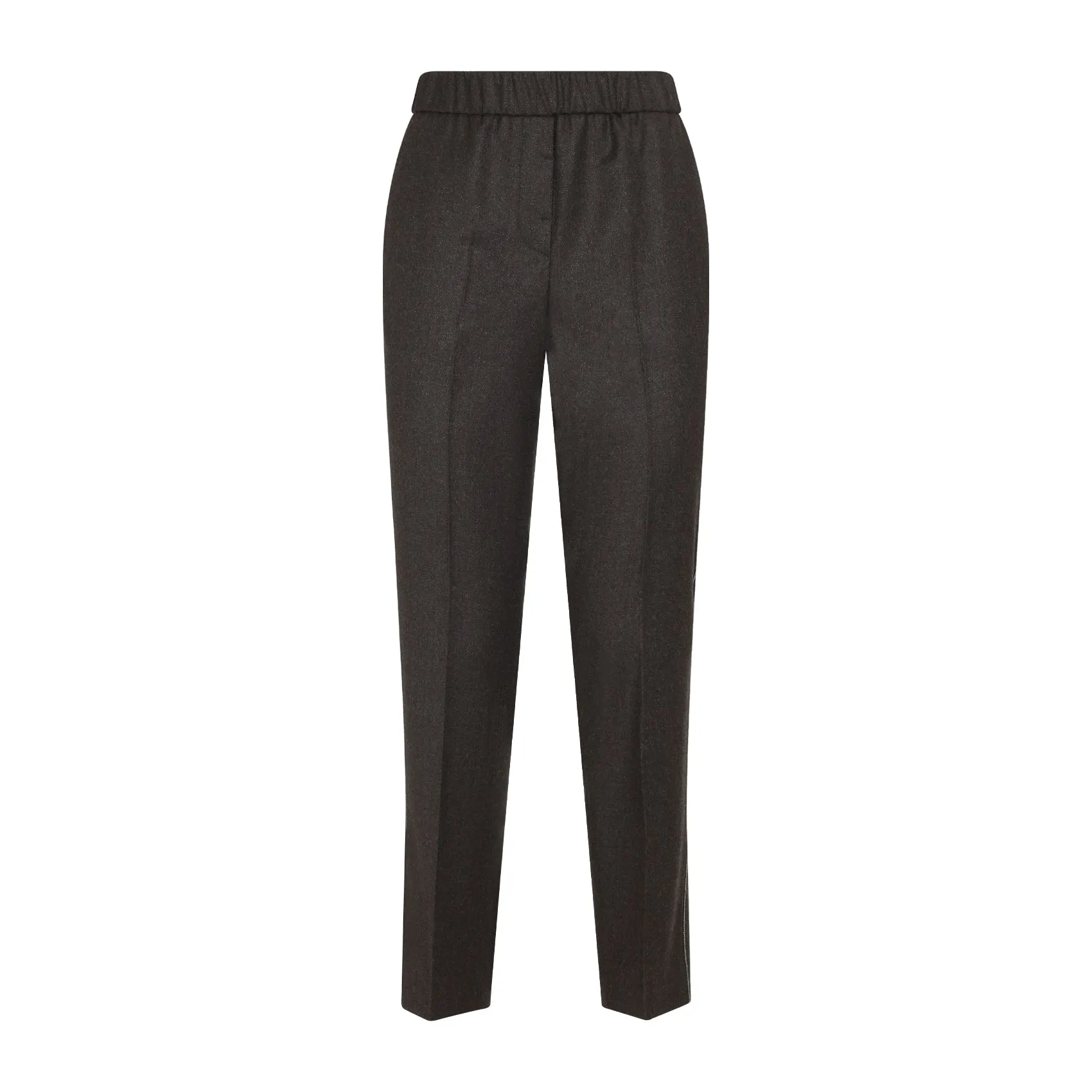 Brown Virgin Wool Pants