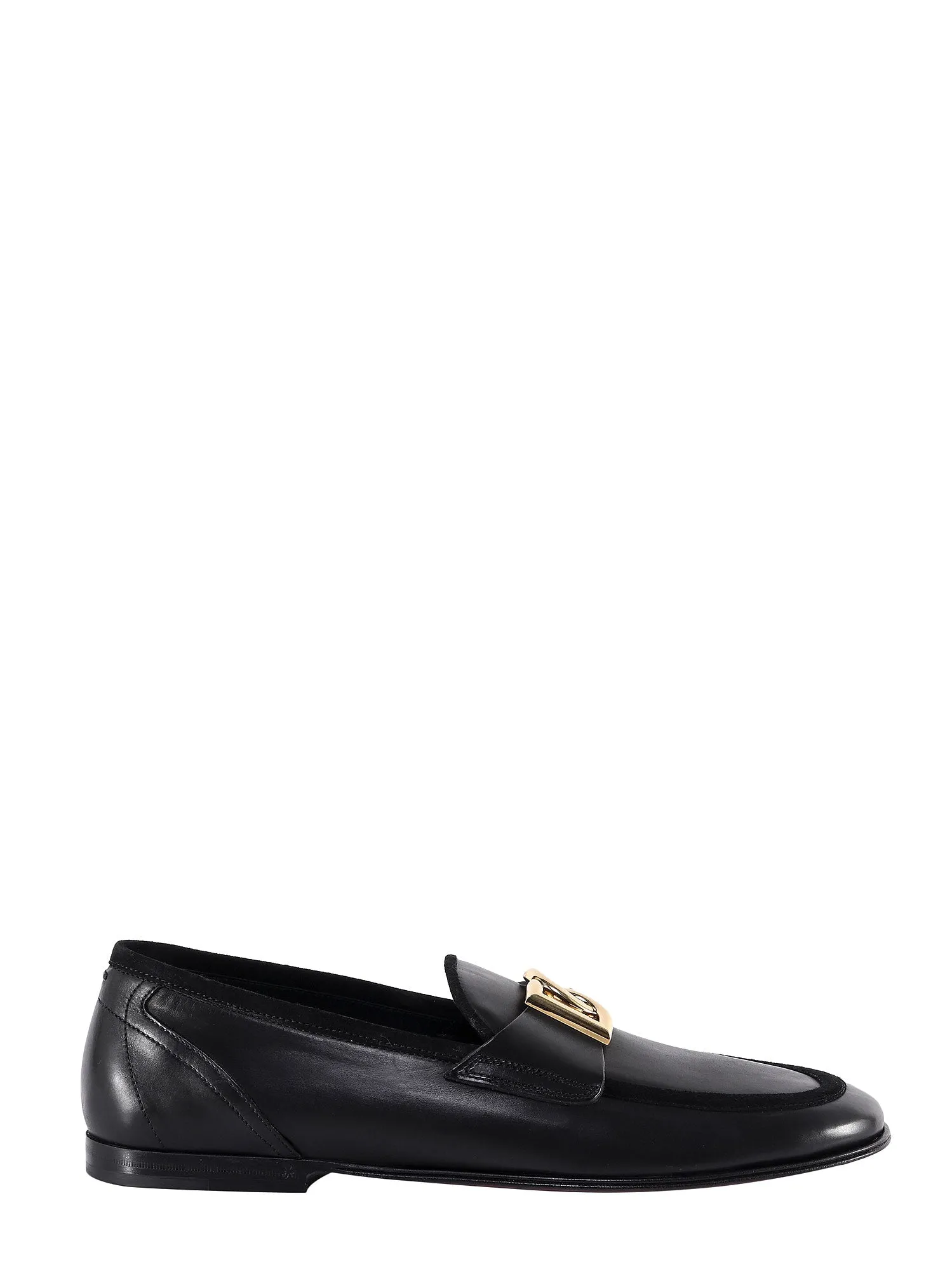 Leather Loafer With Logo Detail