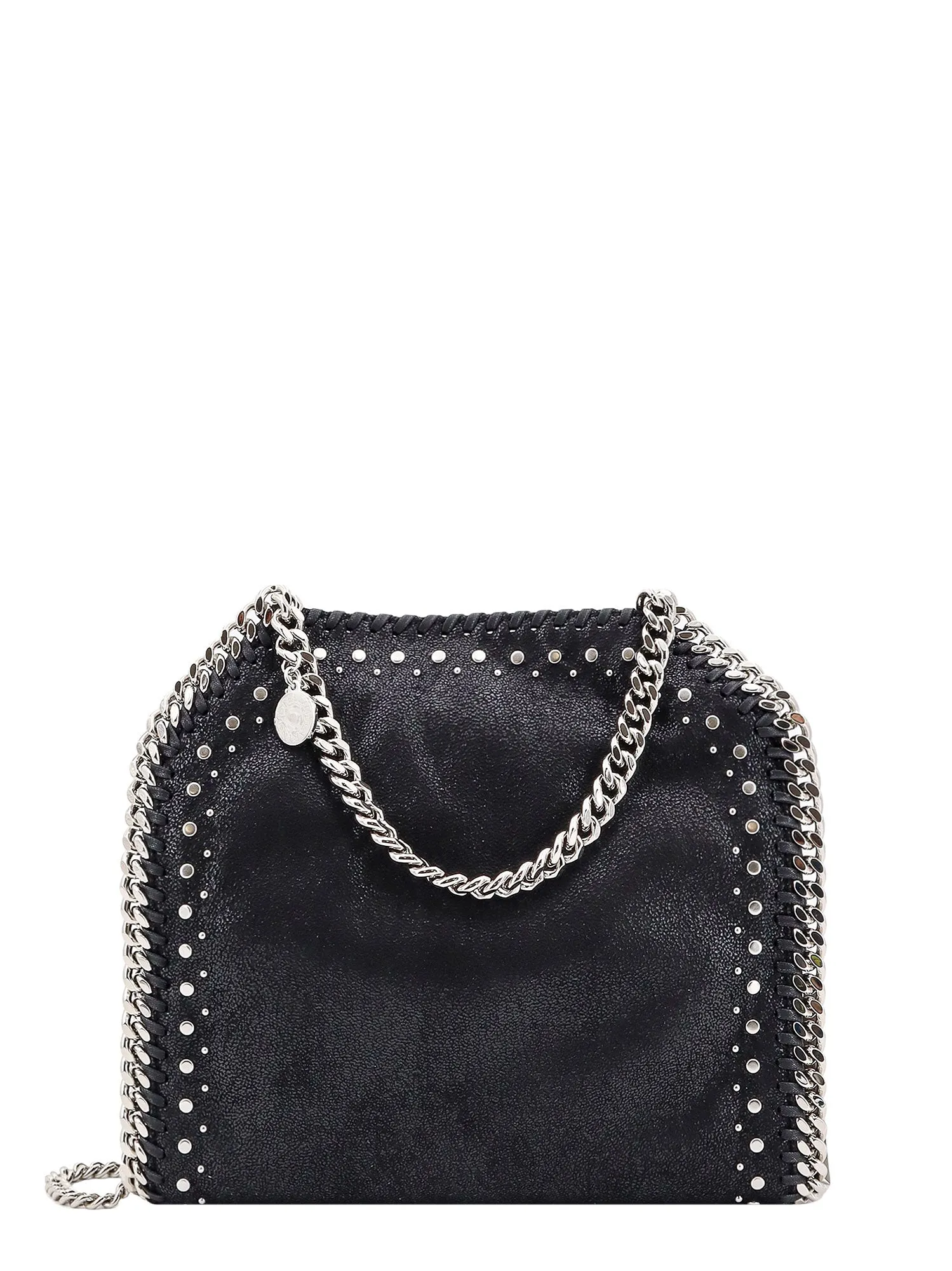 Shaggy Deer Shoulder Bag With Studs Detail