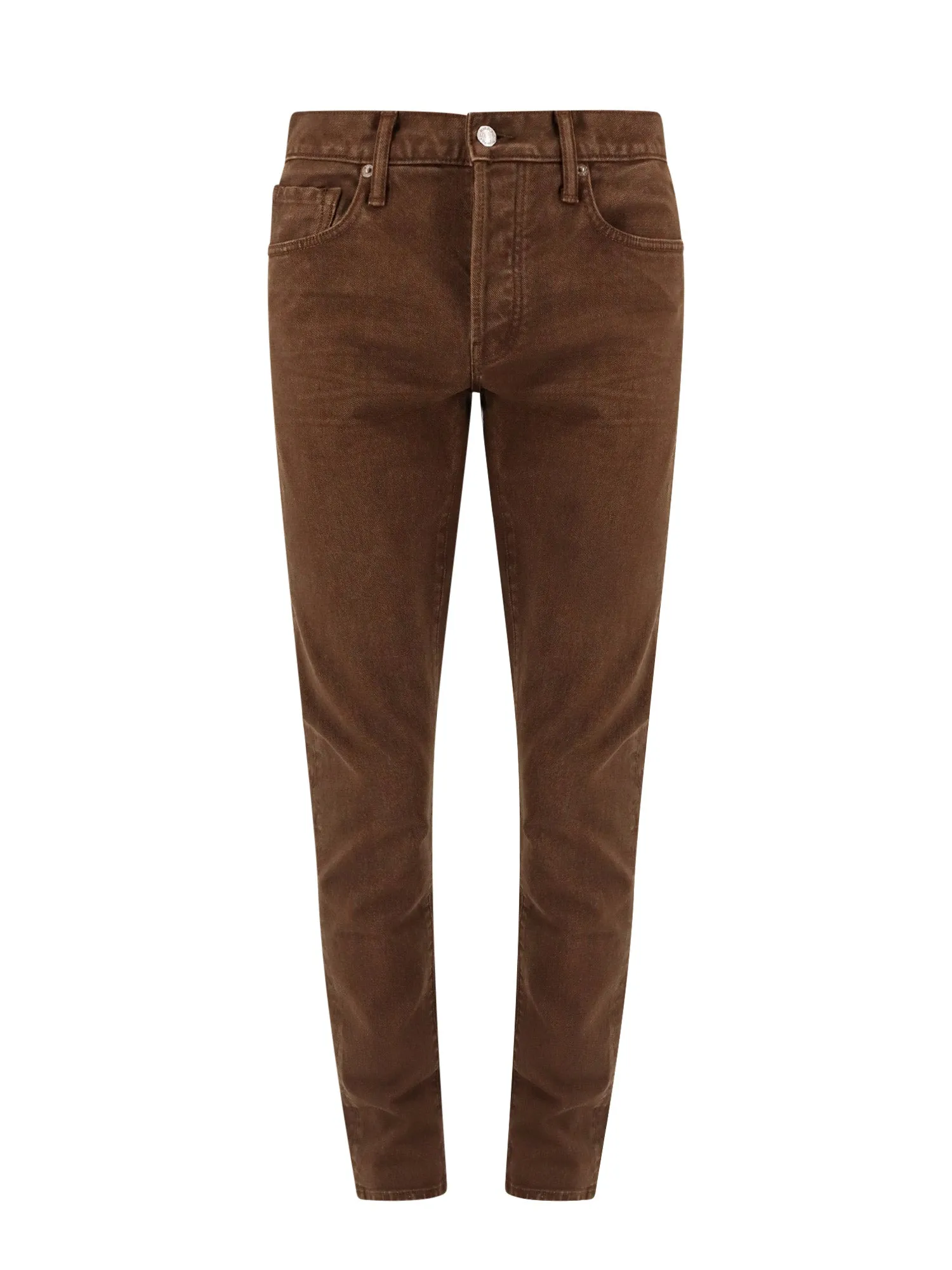 Brown Denim Trouser