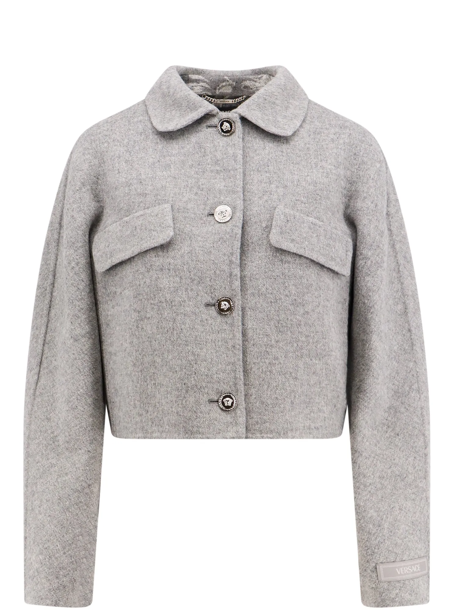 Virgin Wool And Cashmere Peacoat