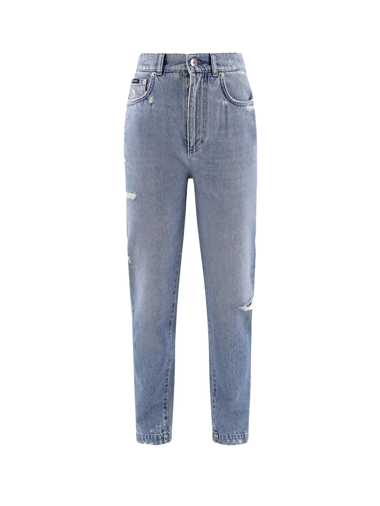 Amber Jeans With Iconic Metal Plate