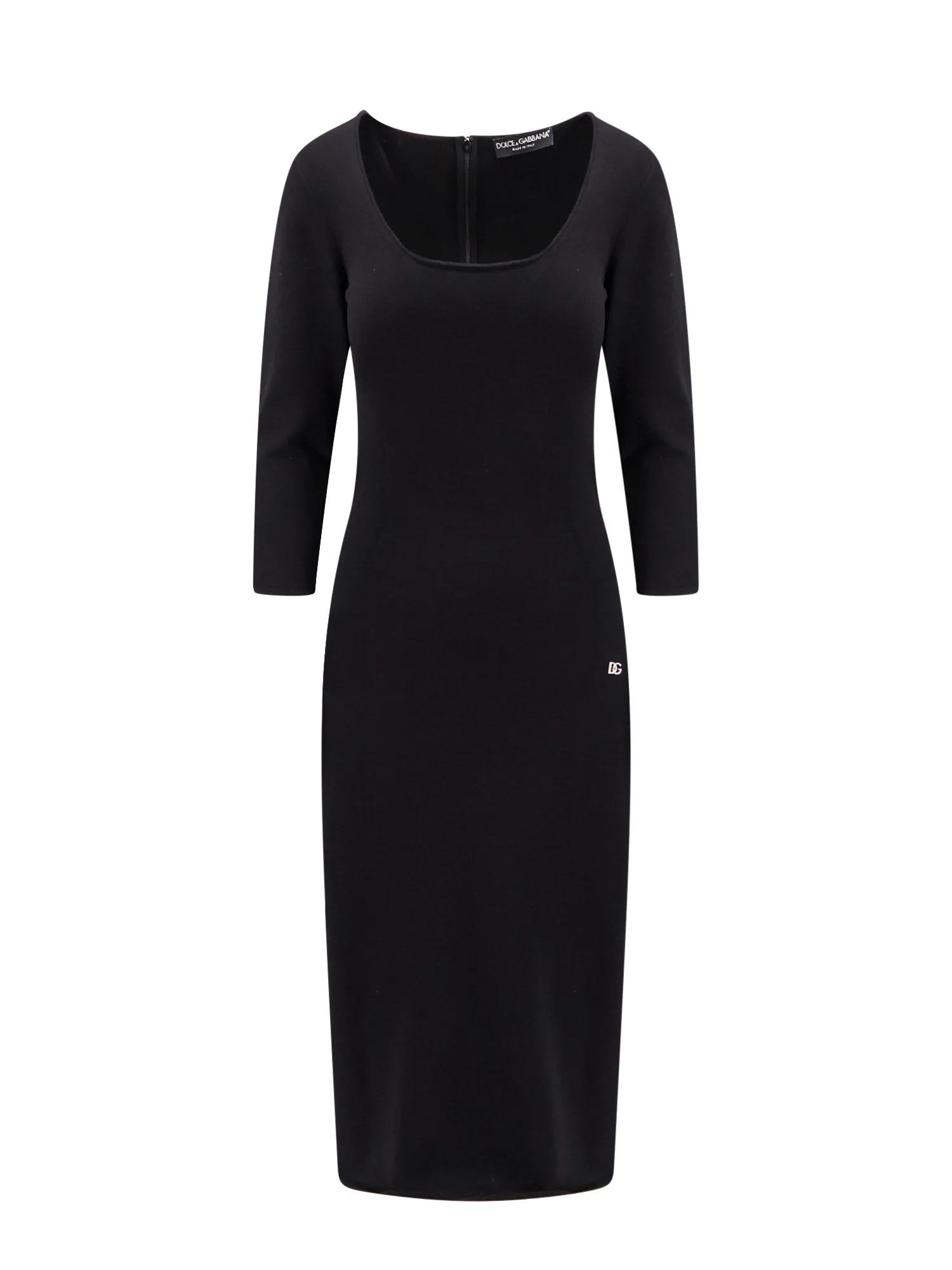 Viscose Blend Long Dress