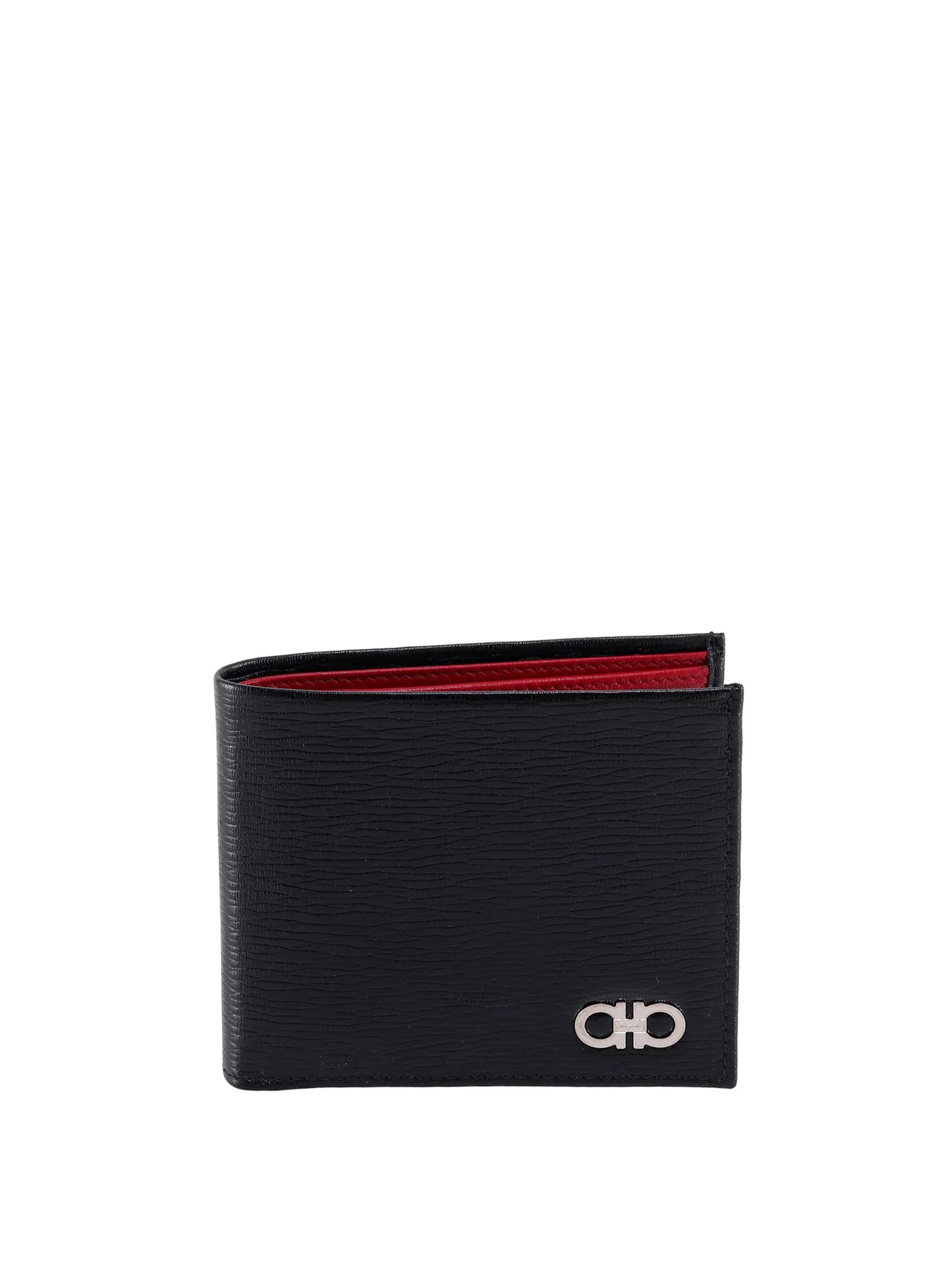 Leather Wallet With Iconic Logo
