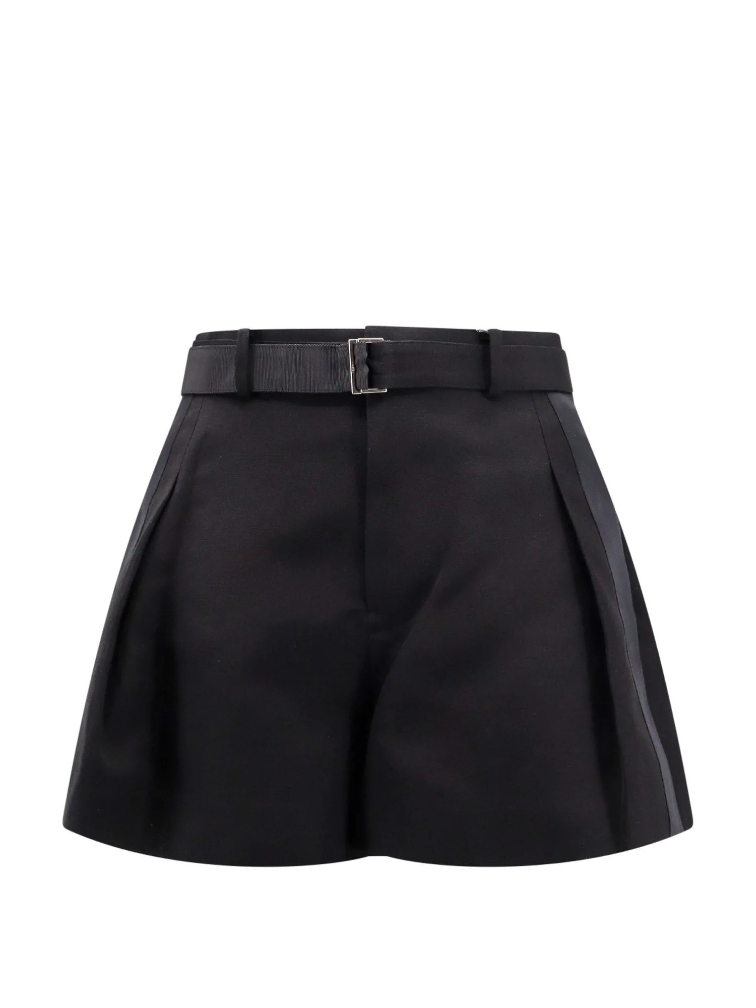 Cotton Shorts With Silk Profiles