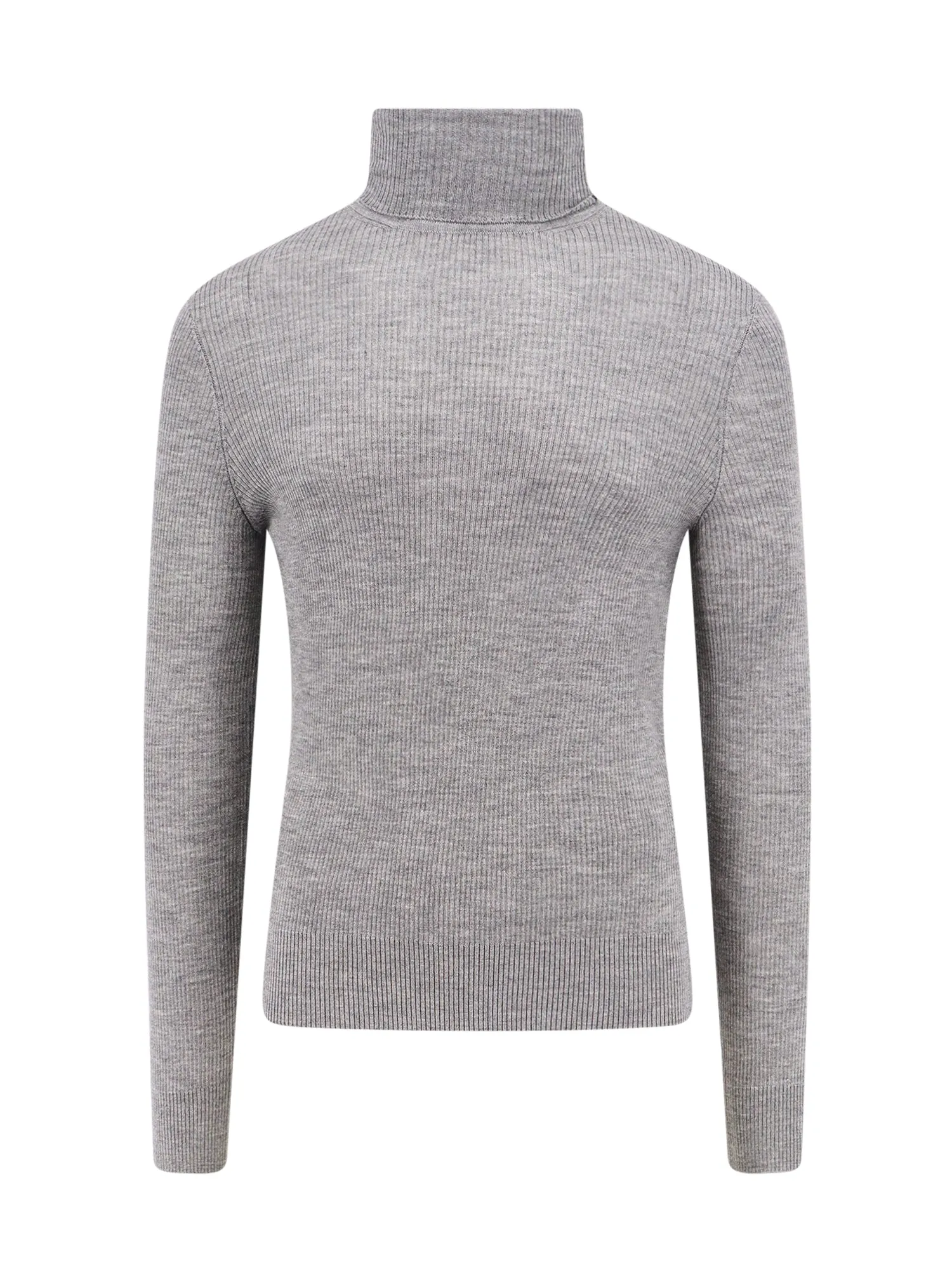 Wool, Silk And Cashmere Ribbed Sweater