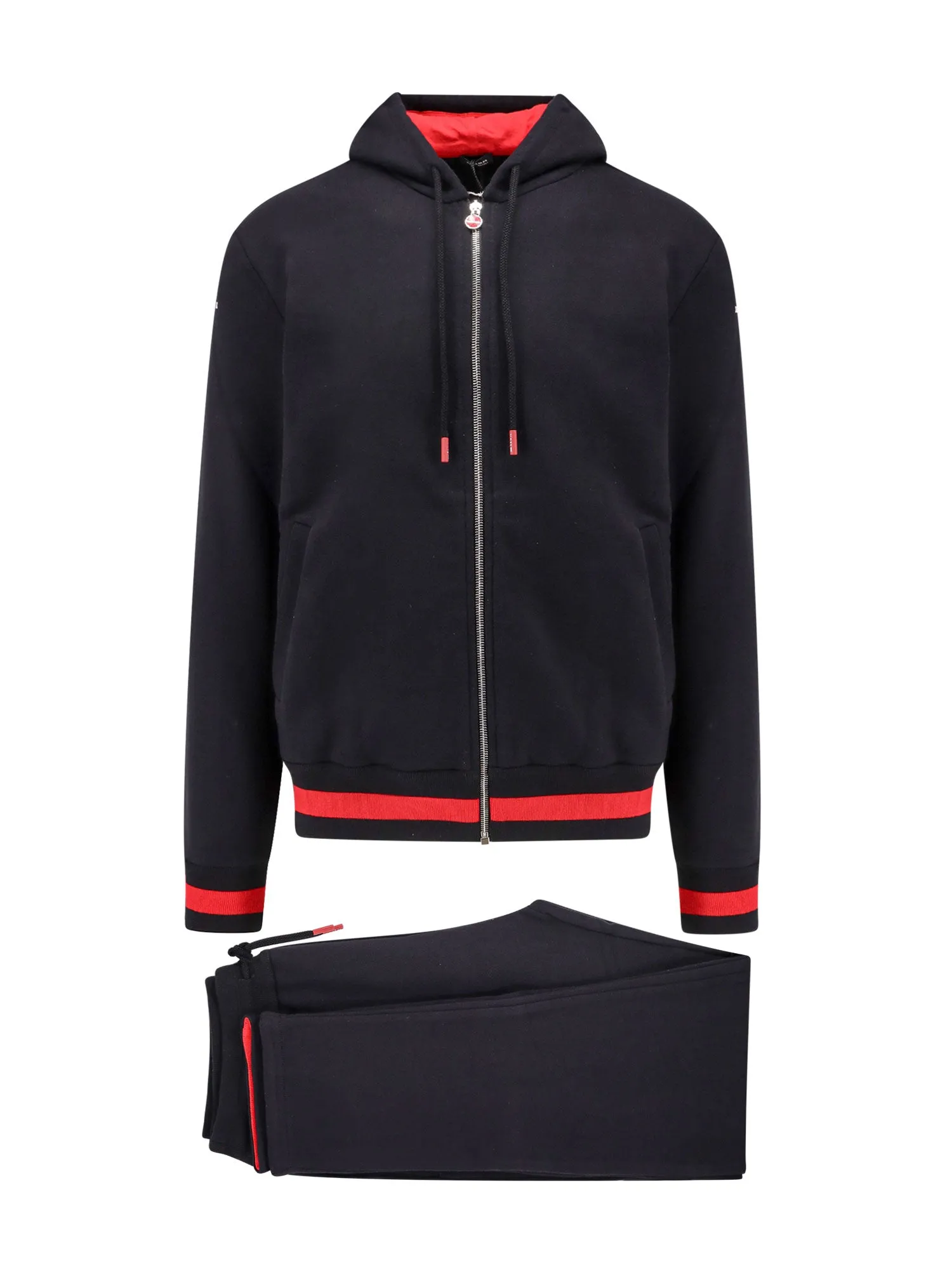 Cotton Jumpsuit With Contrasting Bands