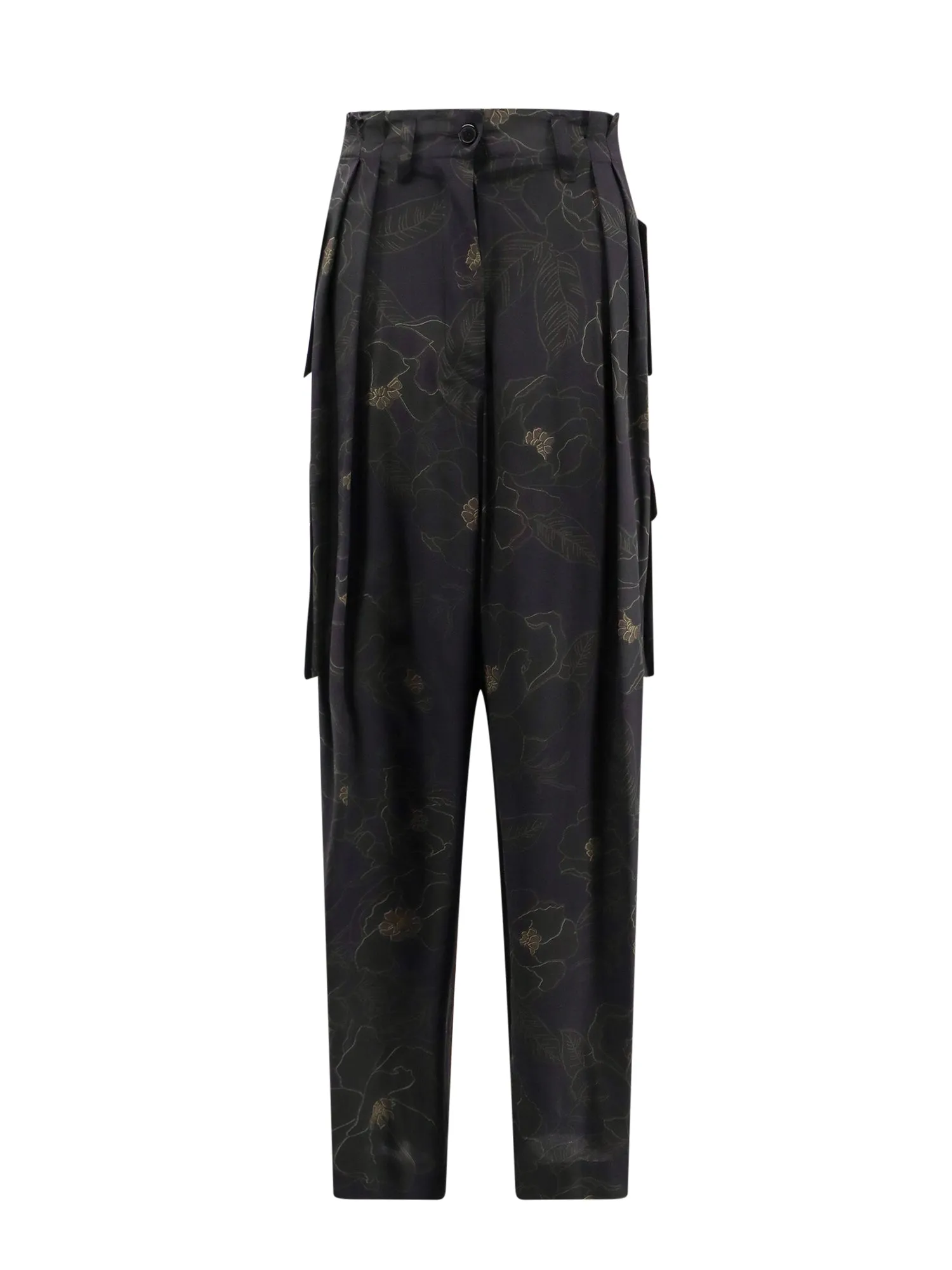 Silk Cargo Trouser