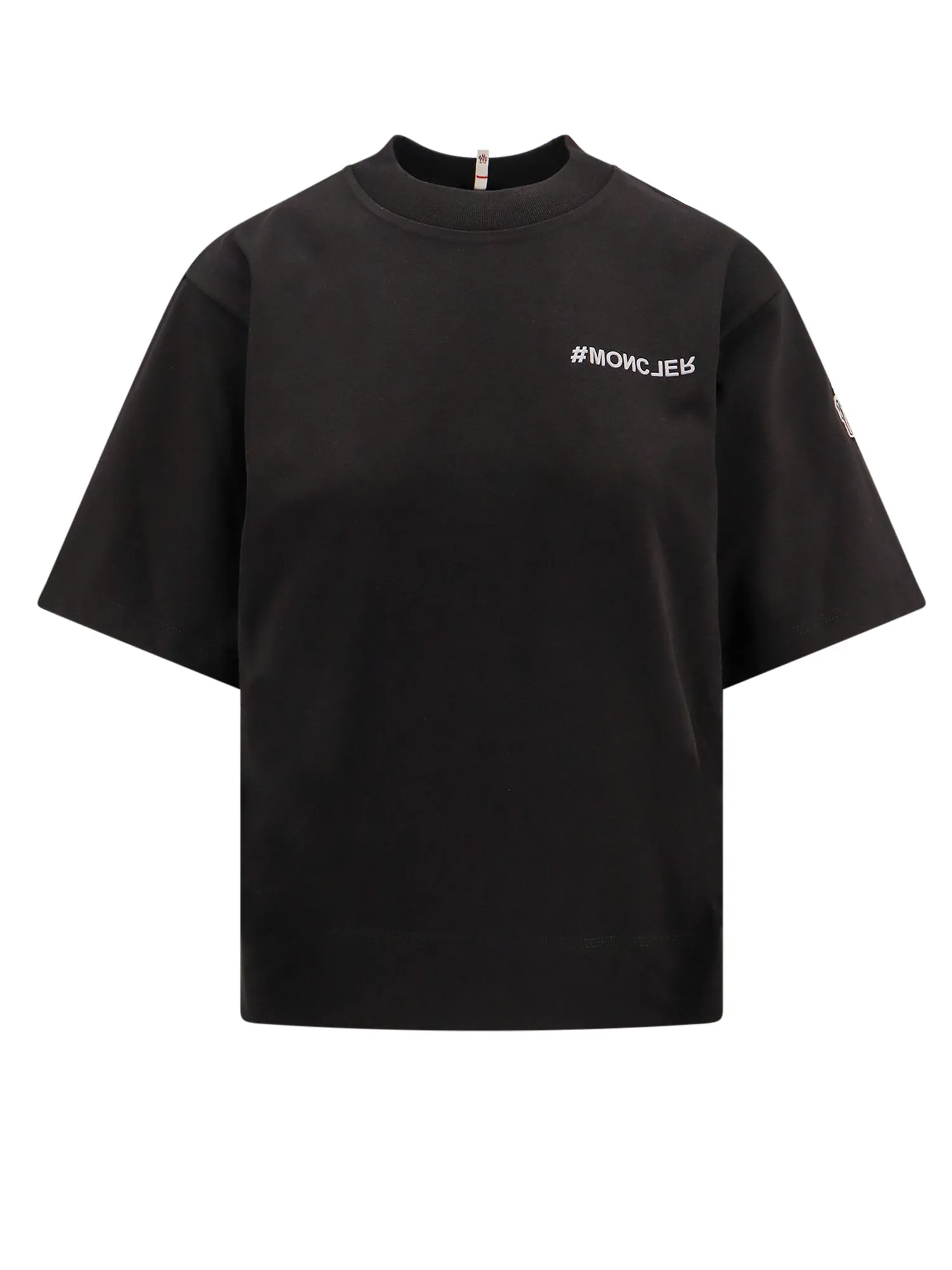 Cotton T-Shirt With Frontal Logo Patch