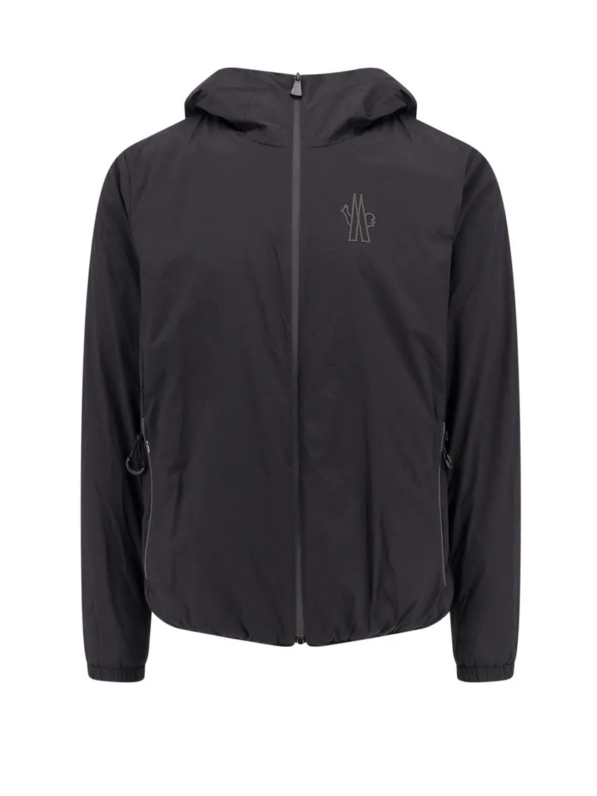 Nylon Jacket With Frontal Logo