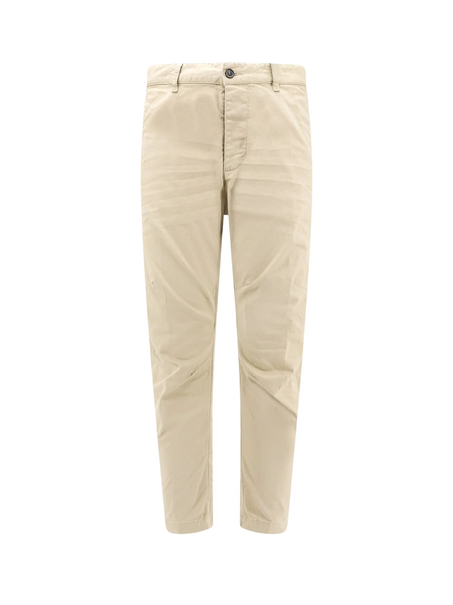Cotton Trouser With Back Logo Patch