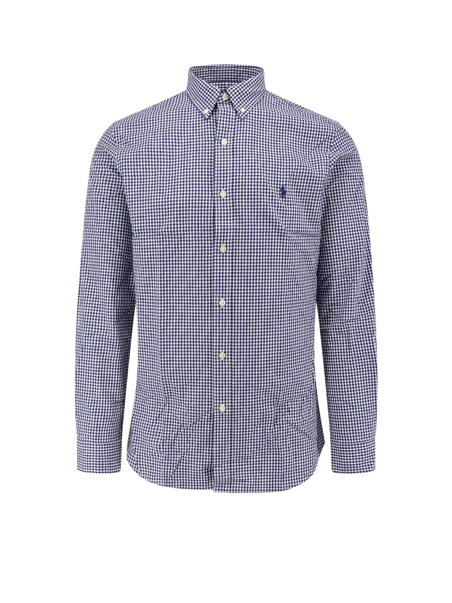 Slim Fit Buttoned-Down Stretch Fabric Shirt