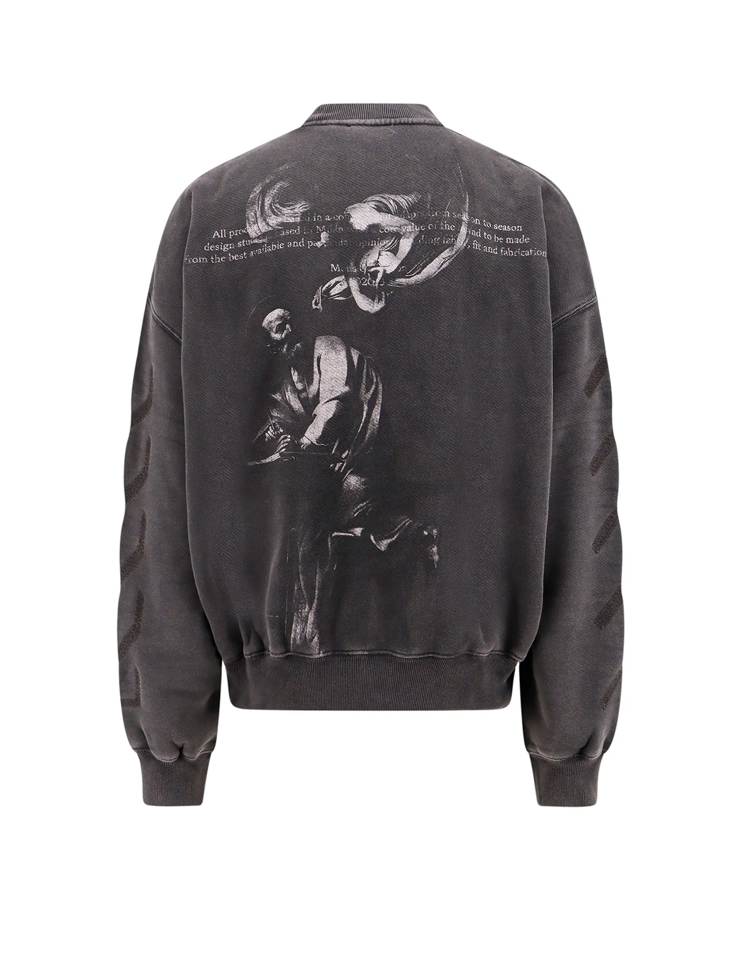 Cotton Sweatshirt With Frontal 'Off' Logo