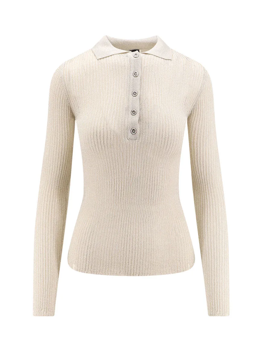 Lurex Polo Shirt