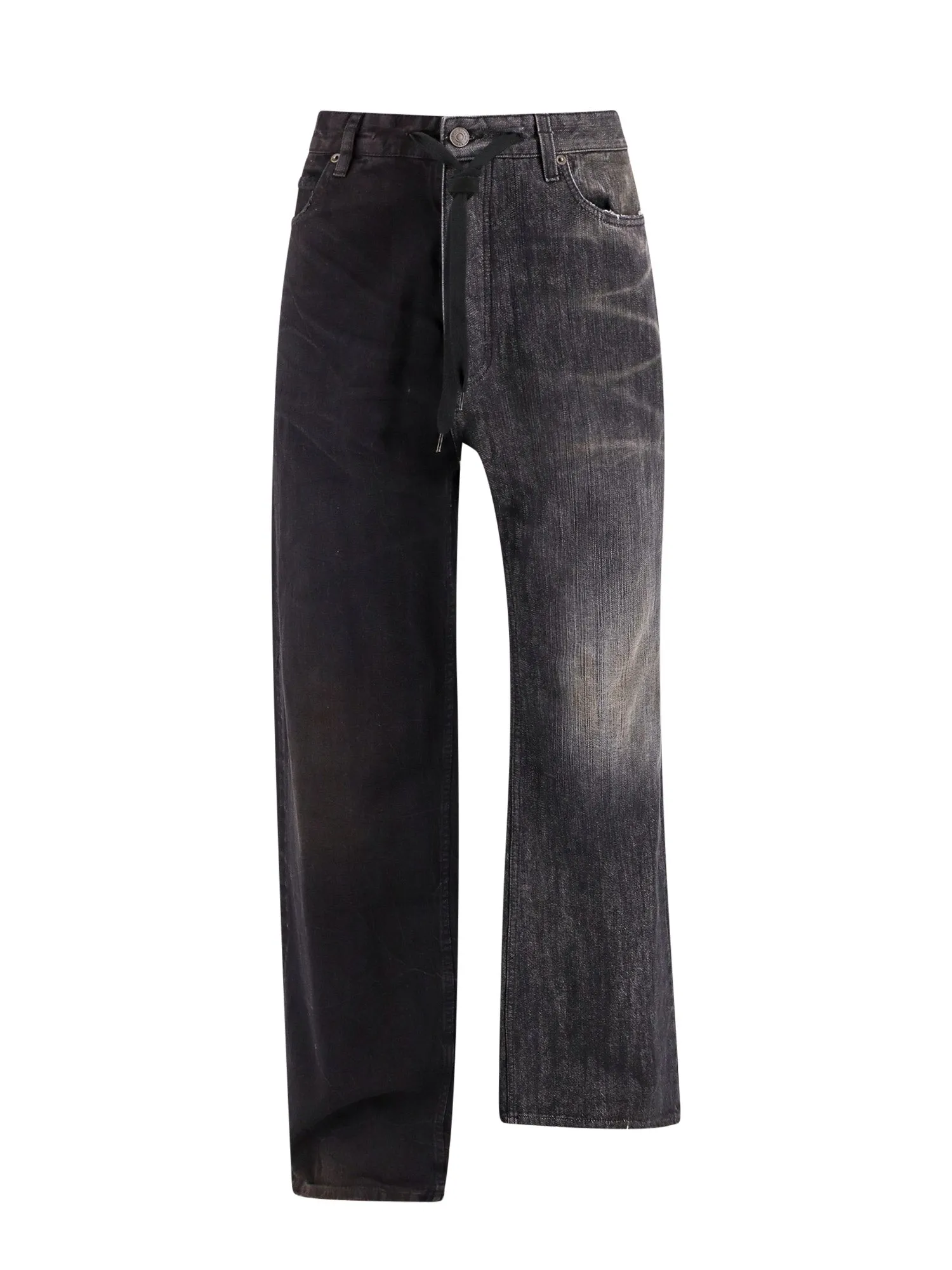 Fifty-Fifty Black Denim Trouser