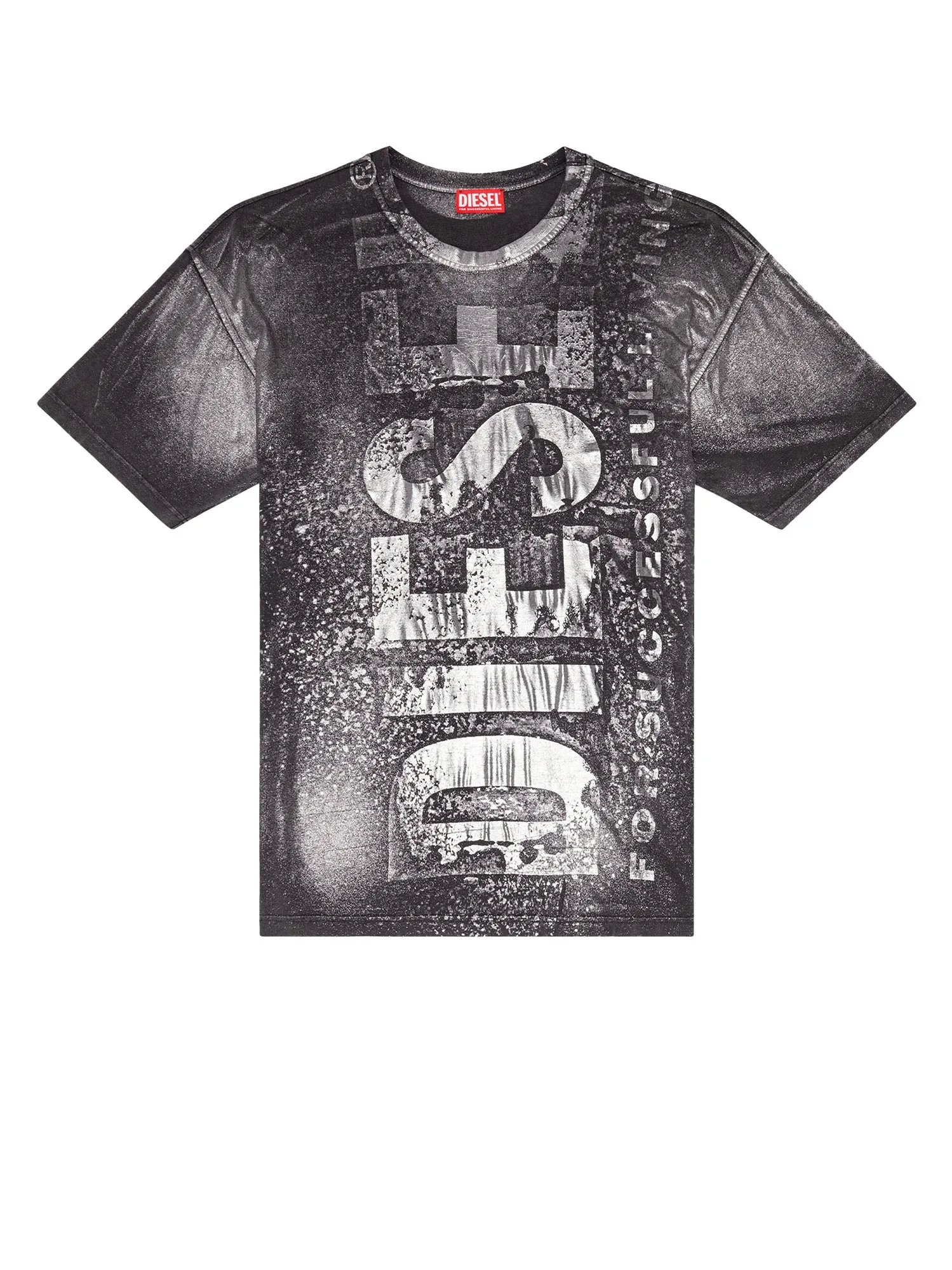 Viscose T-Shirt With Logo Print