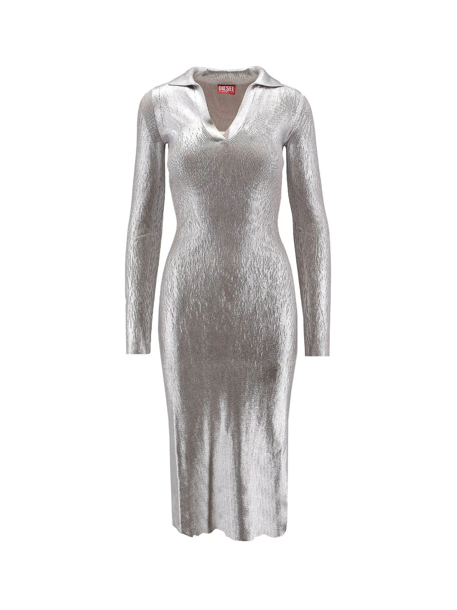Metallized Cotton Dress