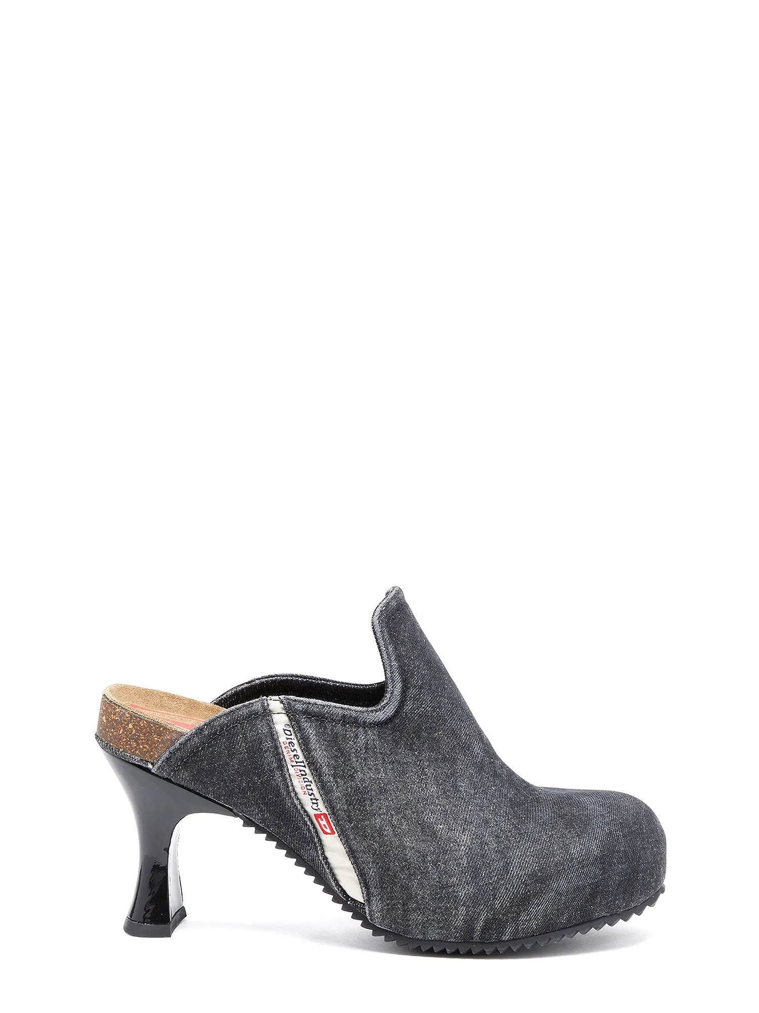 Cotton Mule With Logoed Label