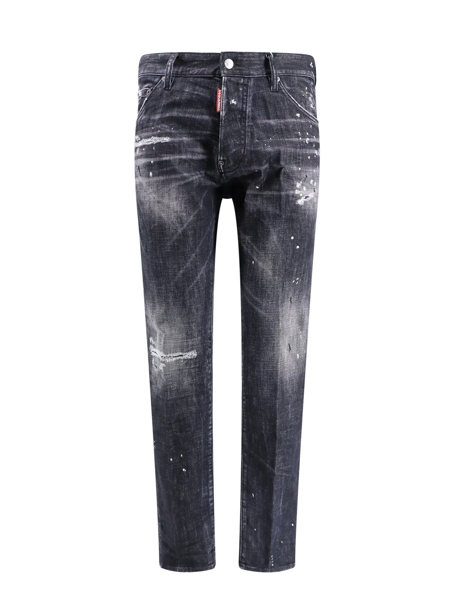 Washed-Out Trouser With Destroyed Effect
