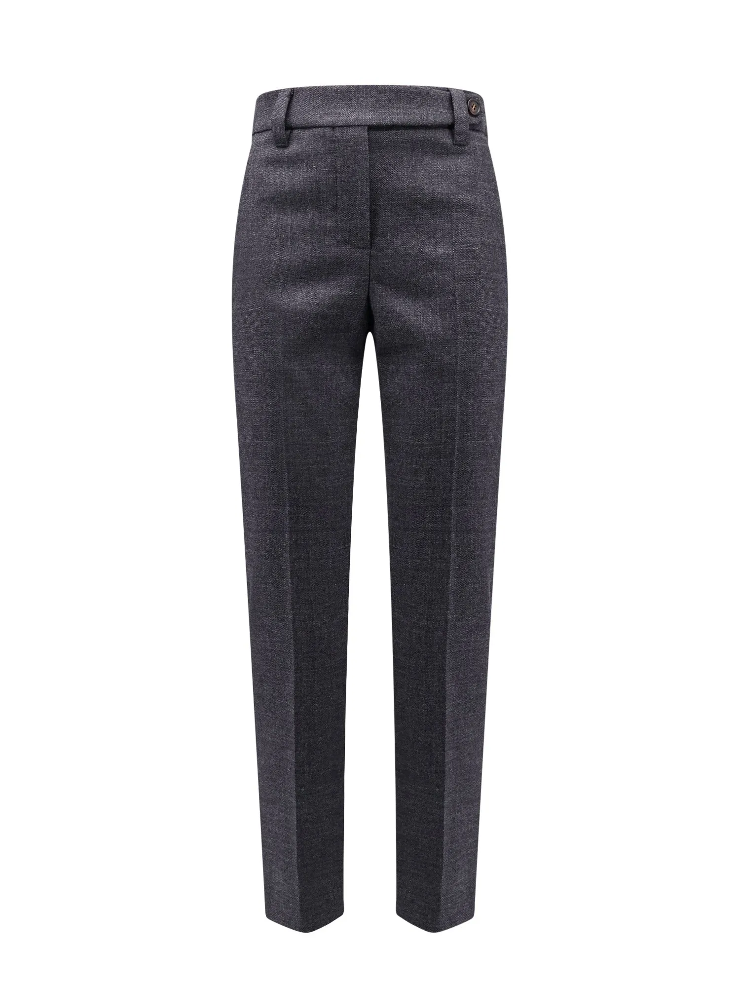 Virgin Wool Trouser With Monili Detail