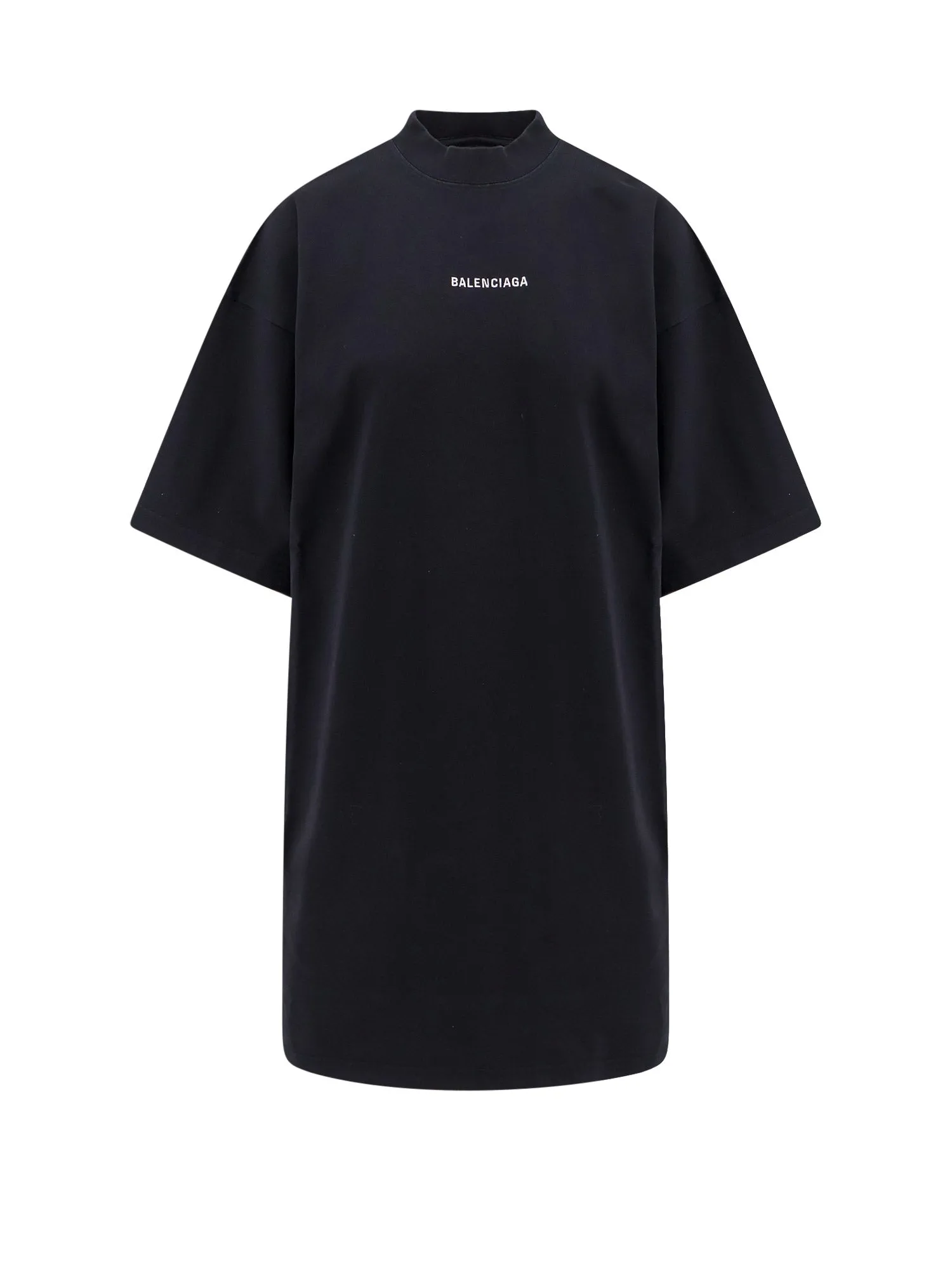 Cotton T-Shirt With Contrasting Logo On The Front