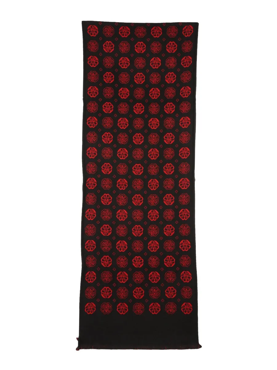Scarf With Jacquard Pattern
