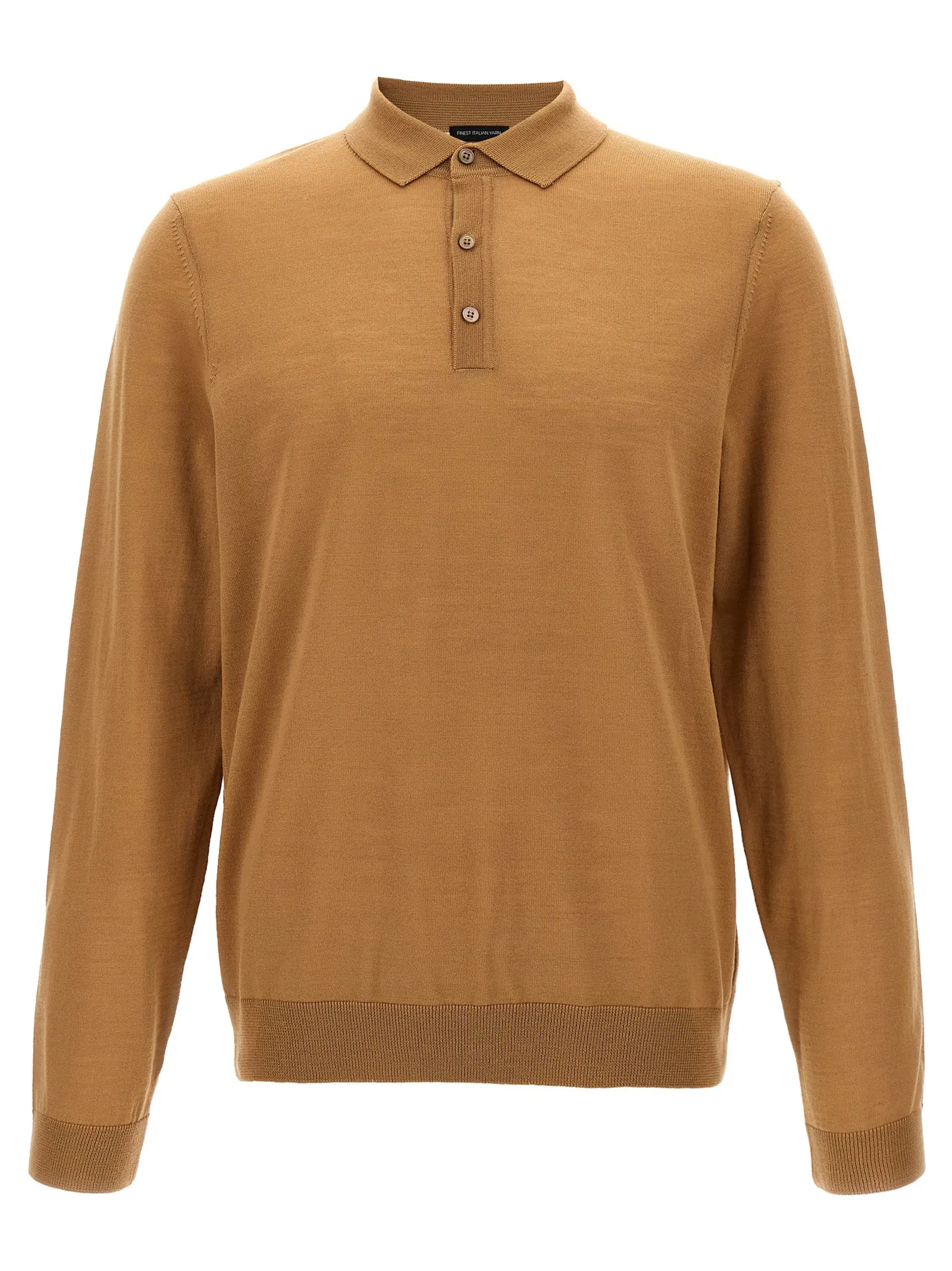 Polo Jersey Maglioni Beige