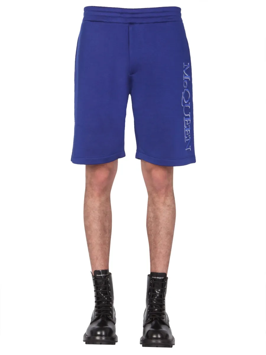 Shorts With Embroidered Logo