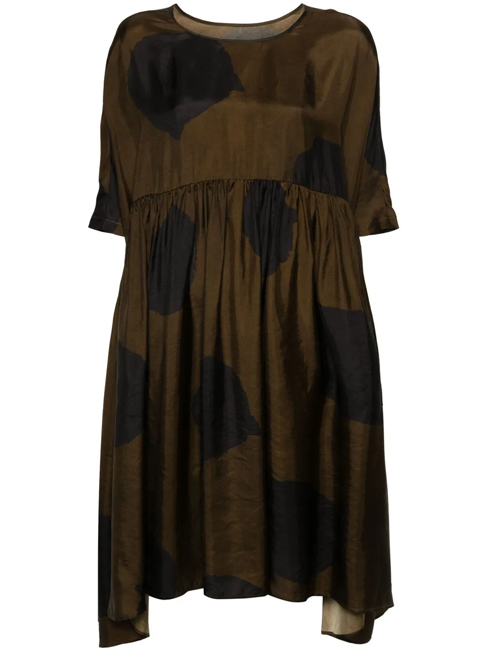 Abito Midi Con Stampa Astratta