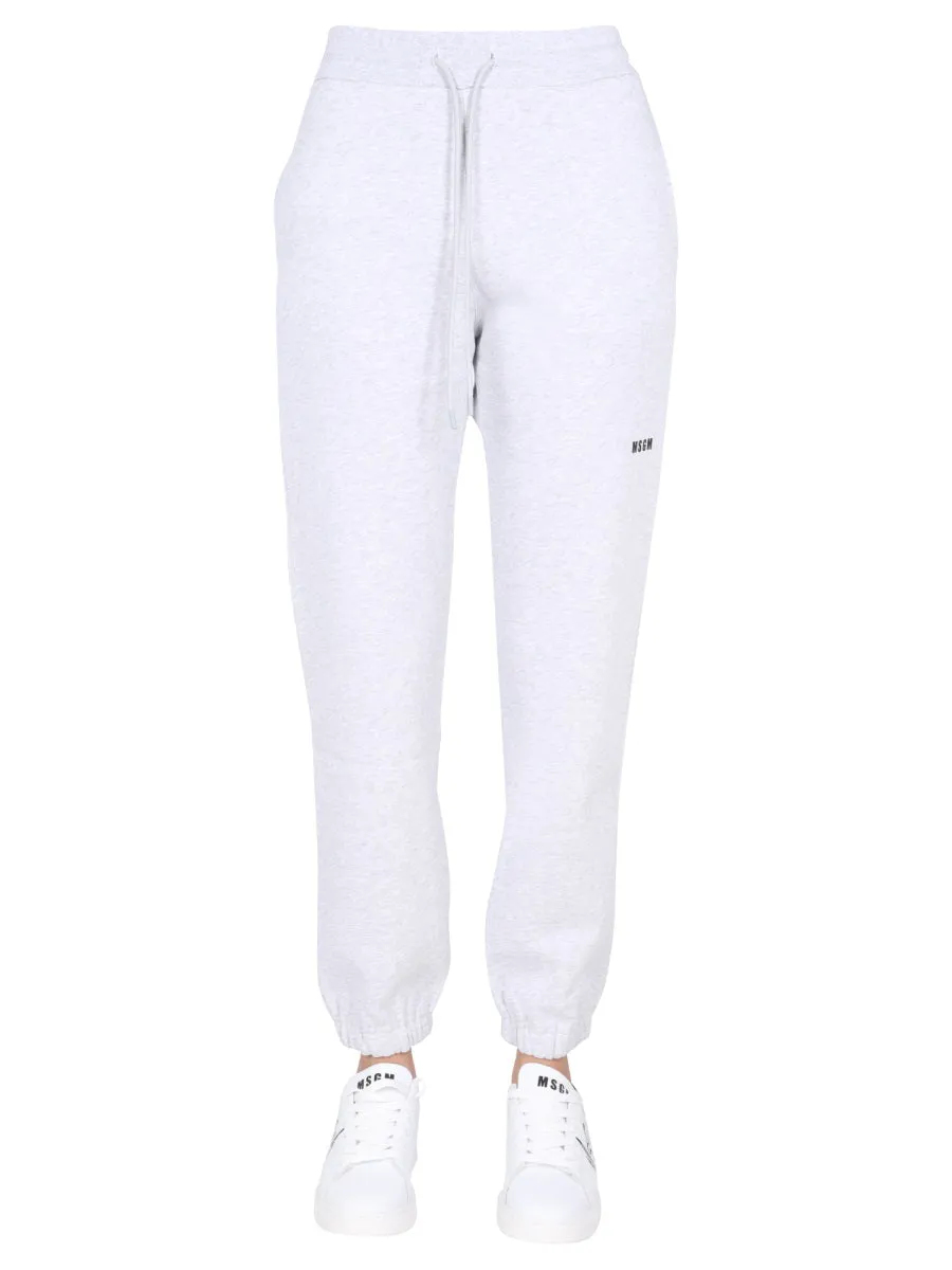Jogging Pants With Logo Print