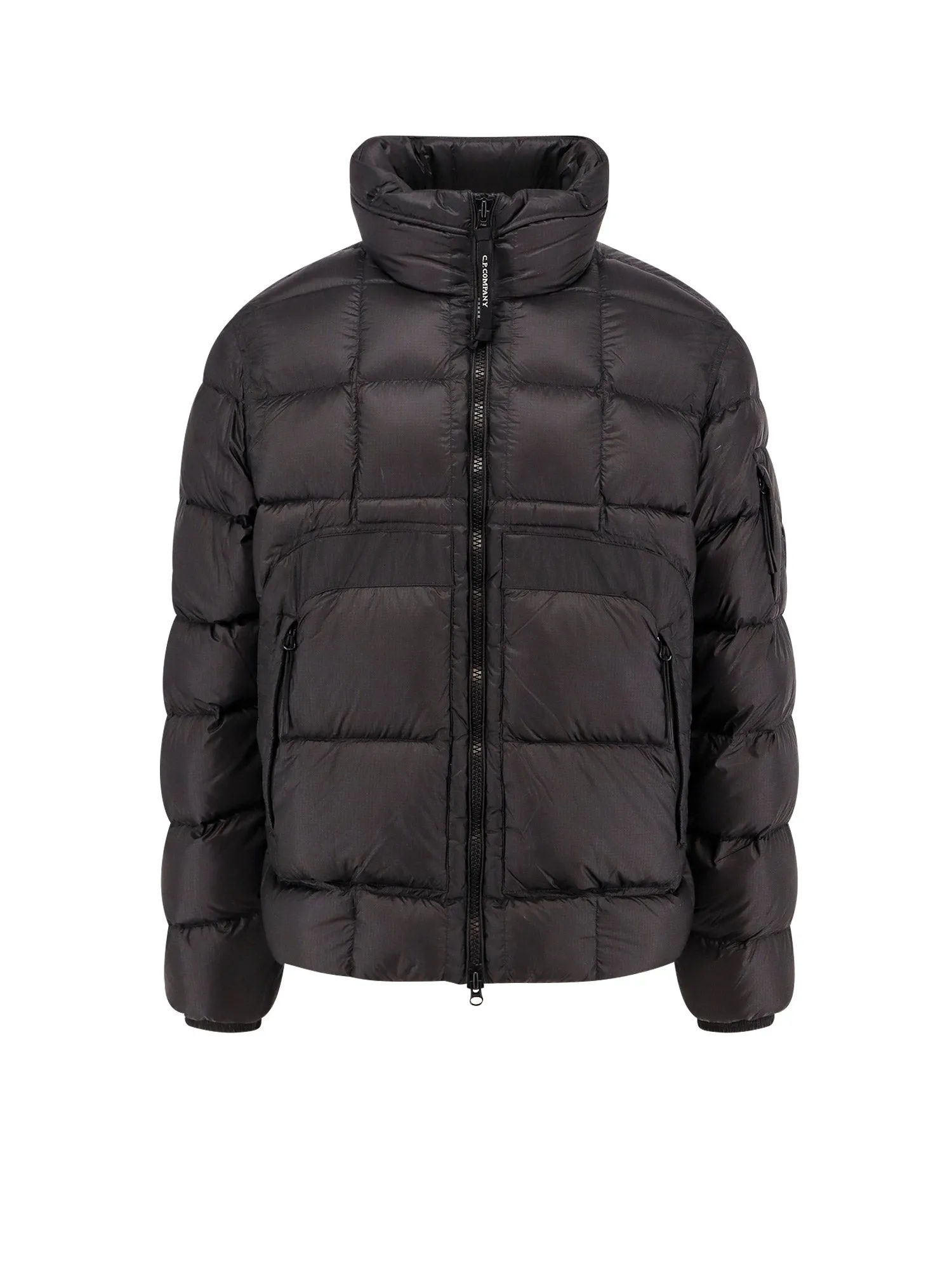 Padded Jacket With Iconic Detail On The Left Sleeve