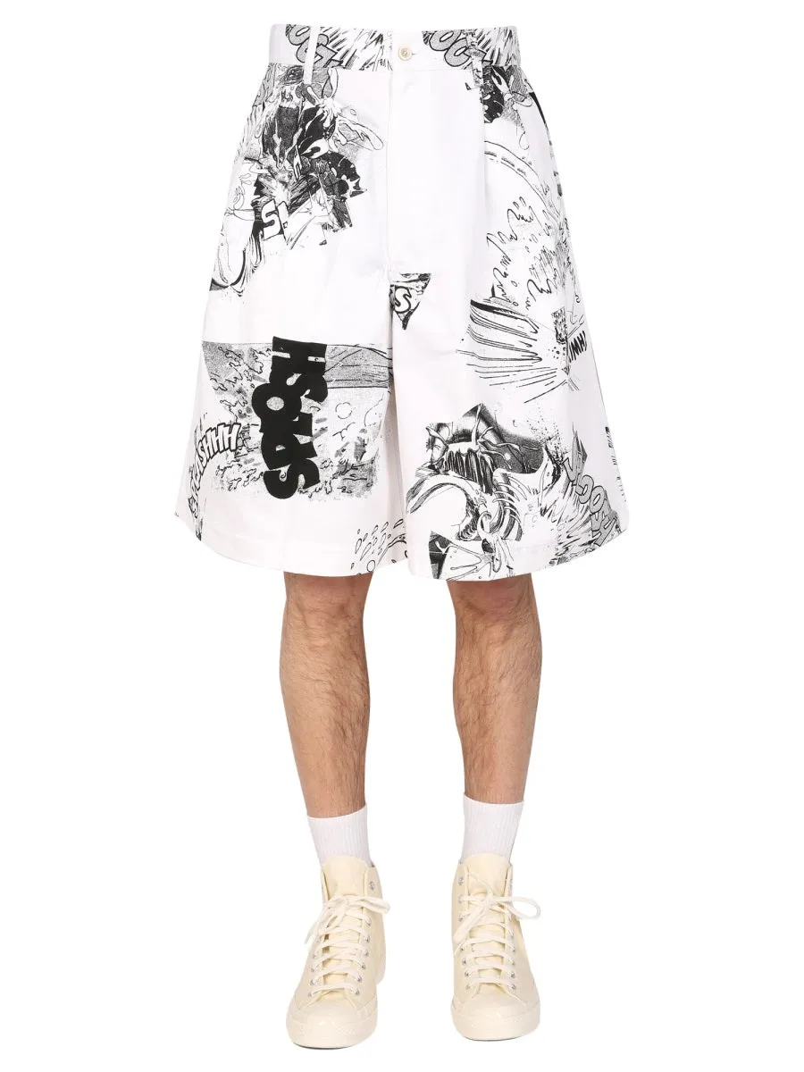 Comme De Garcons X Christian Marclay Shorts
