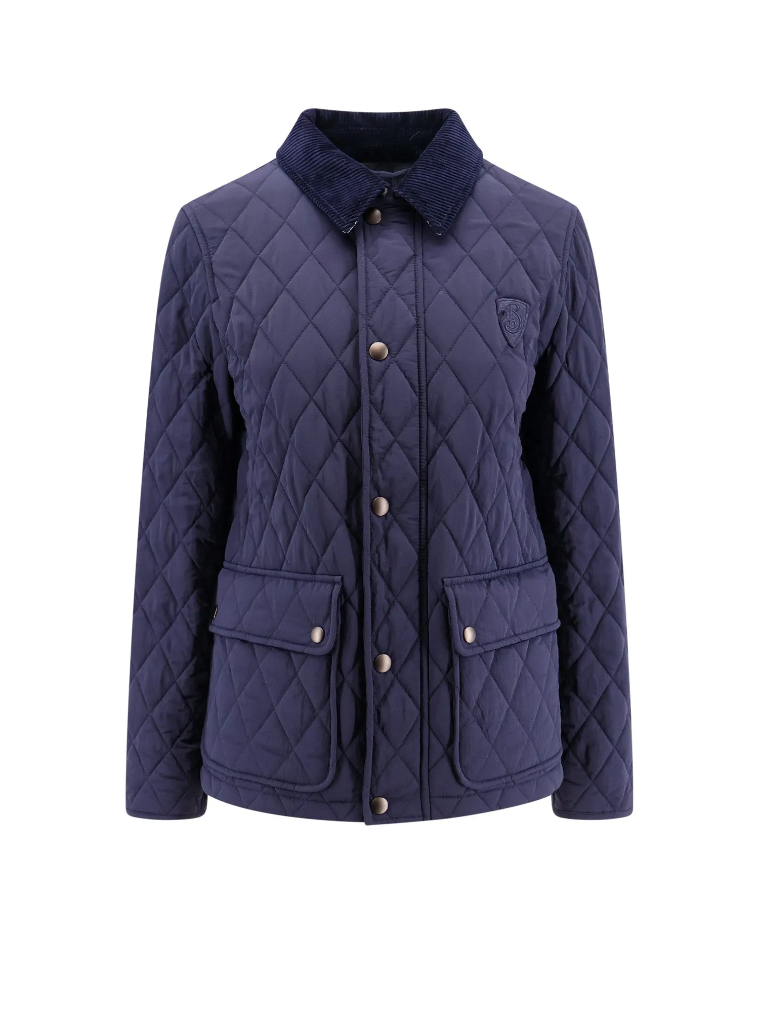 Quilted Jacket With Check Lining