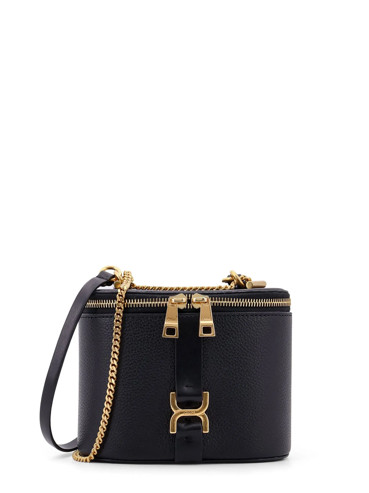 Mini Marcie Vanity Leather Shoulder Bag