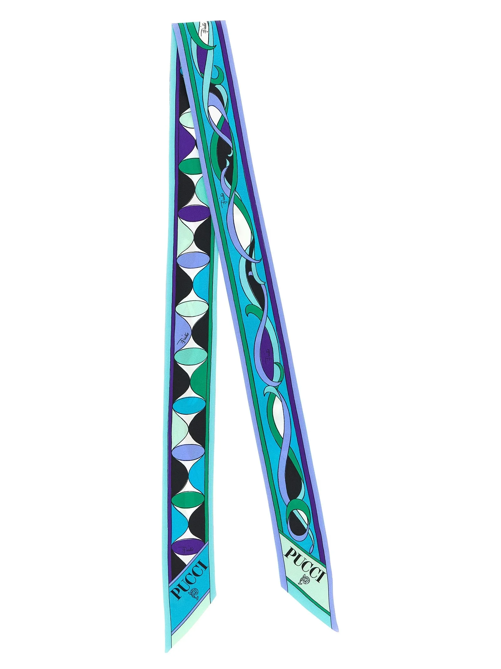 Double Face Bandeau Sciarpe Multicolor