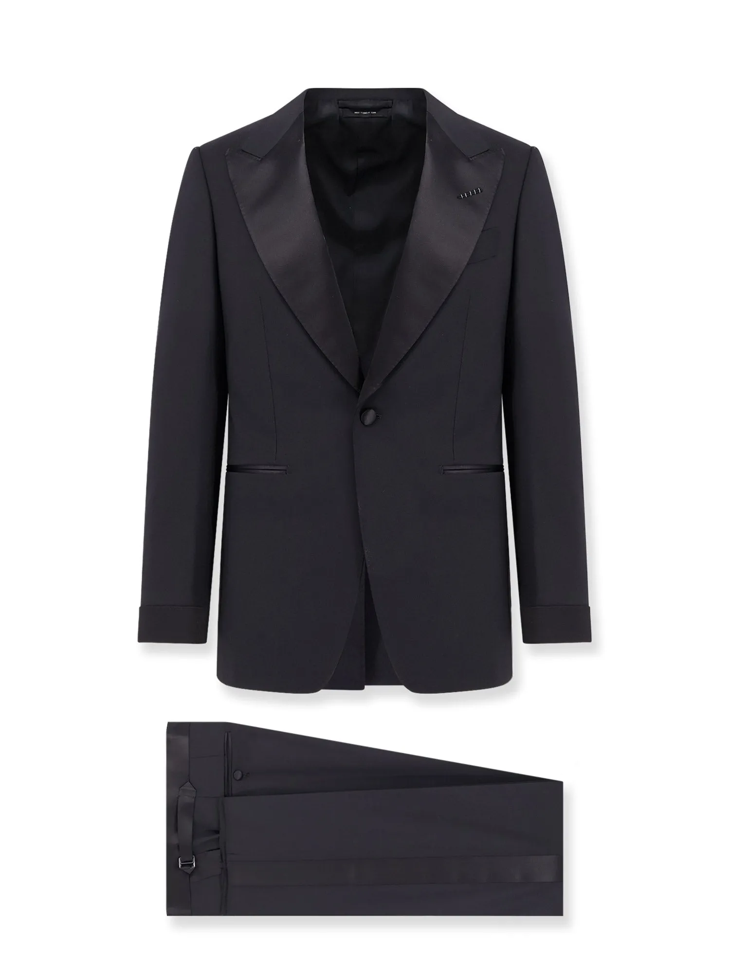 Wool Tuxedo With Satin Profiles