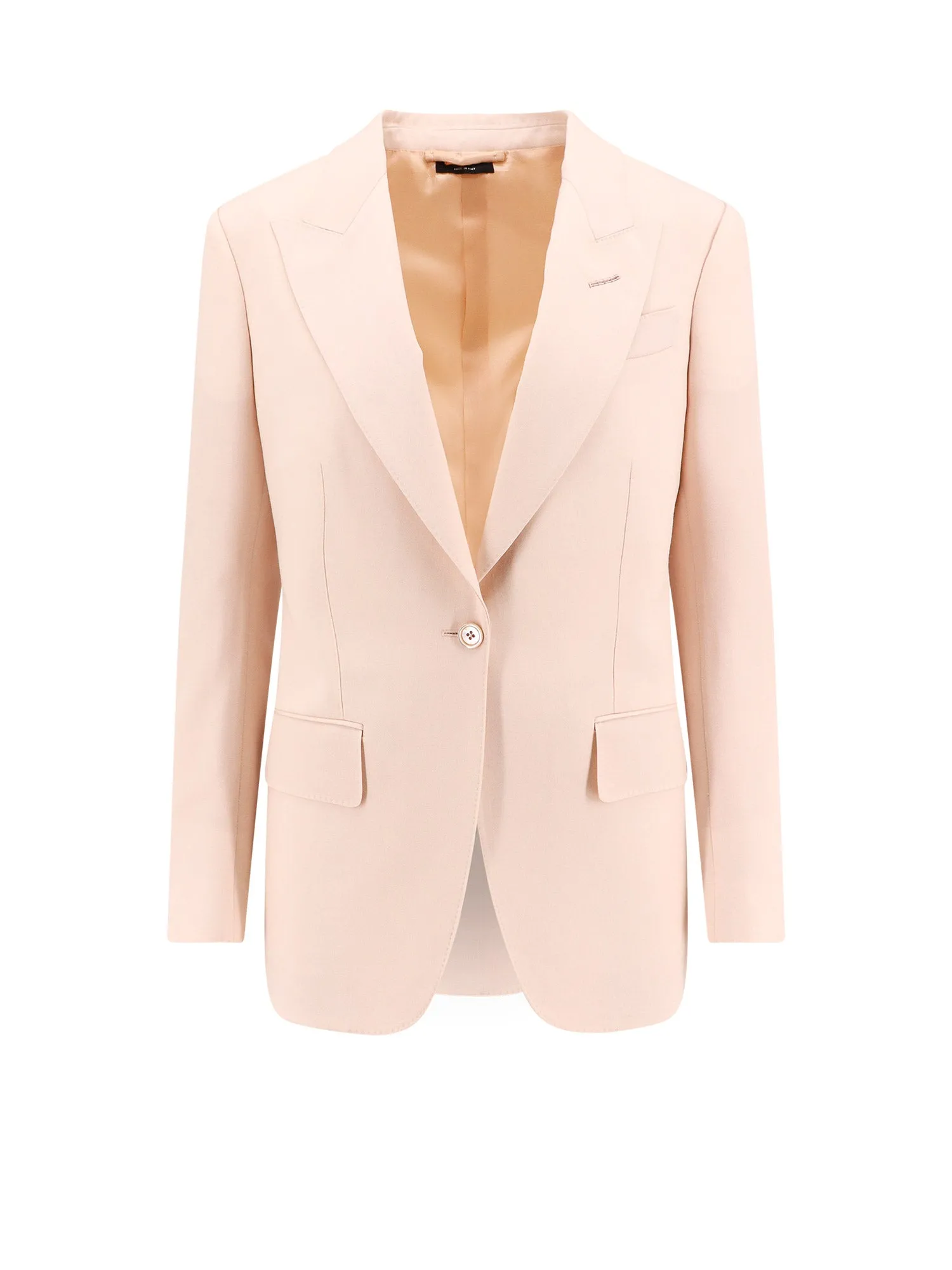 Wool Blazer With Silk Lining