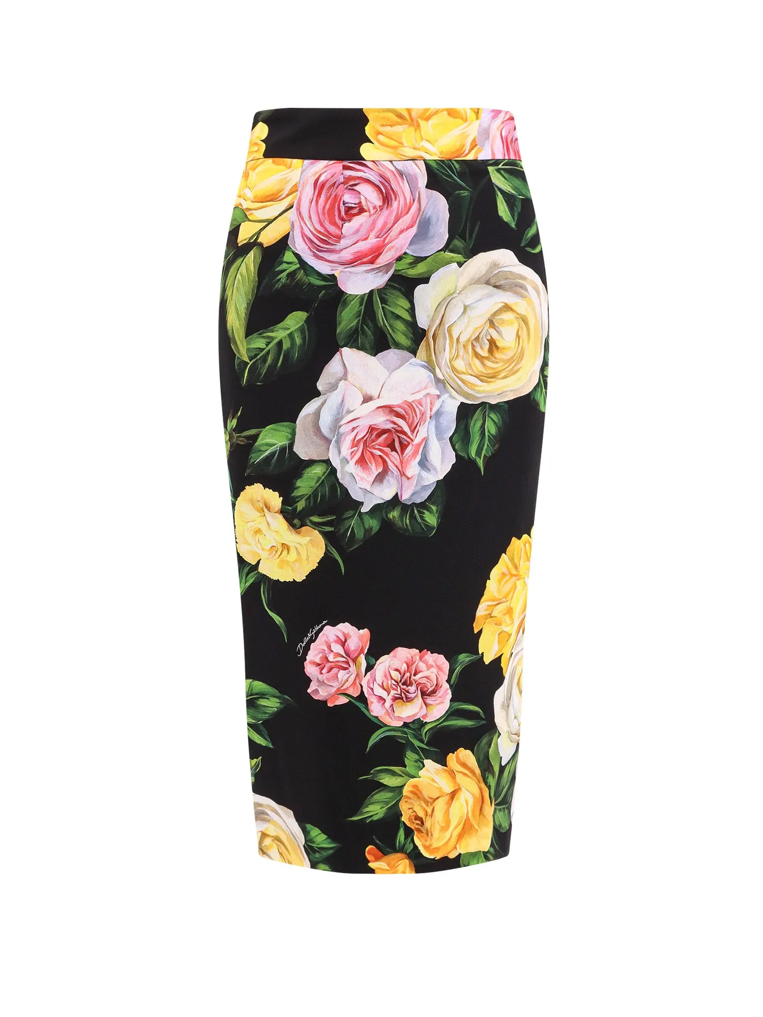 Silk Skirt With Floral Print