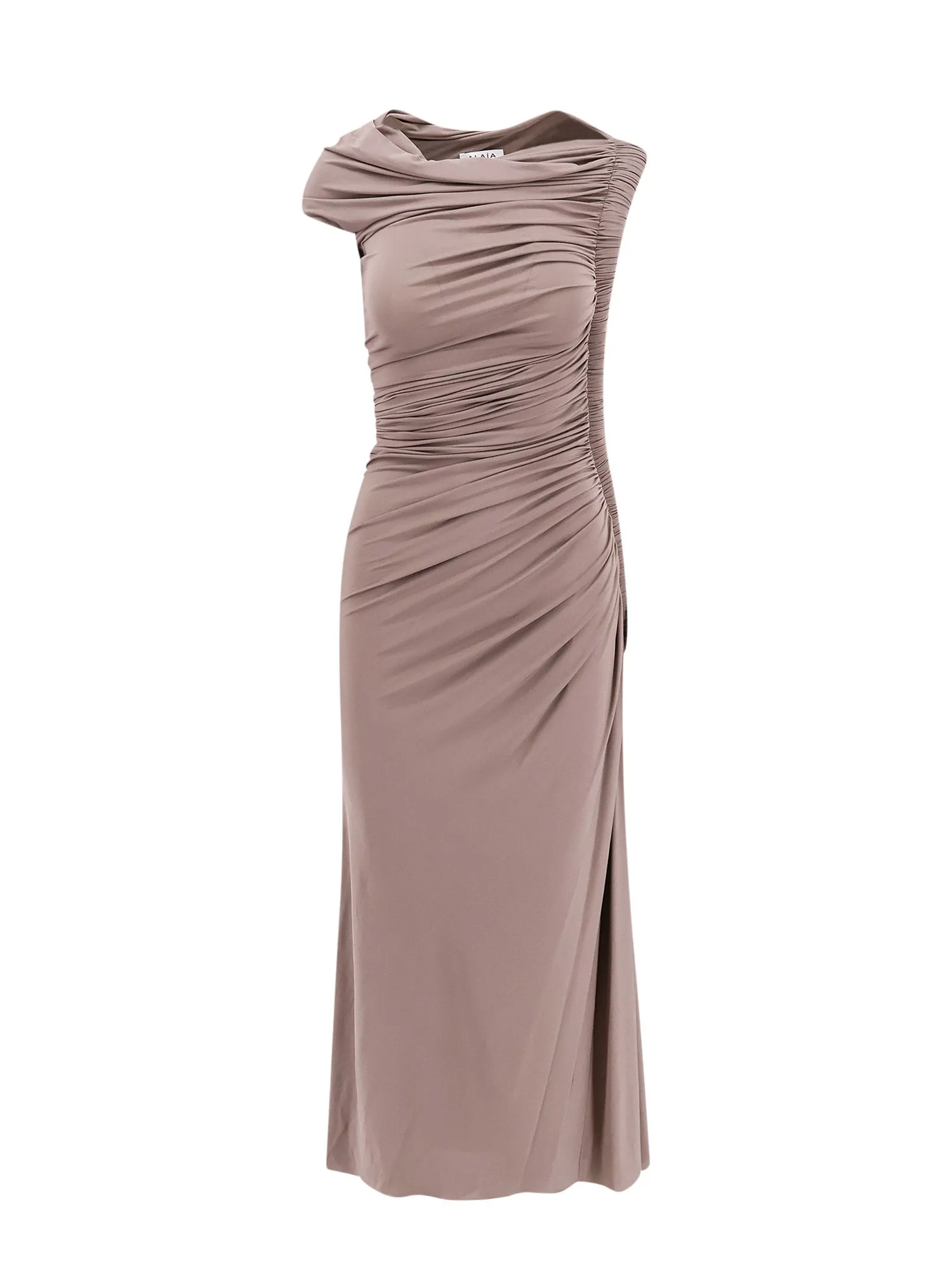 Asymmetric Stretch Viscose Dress