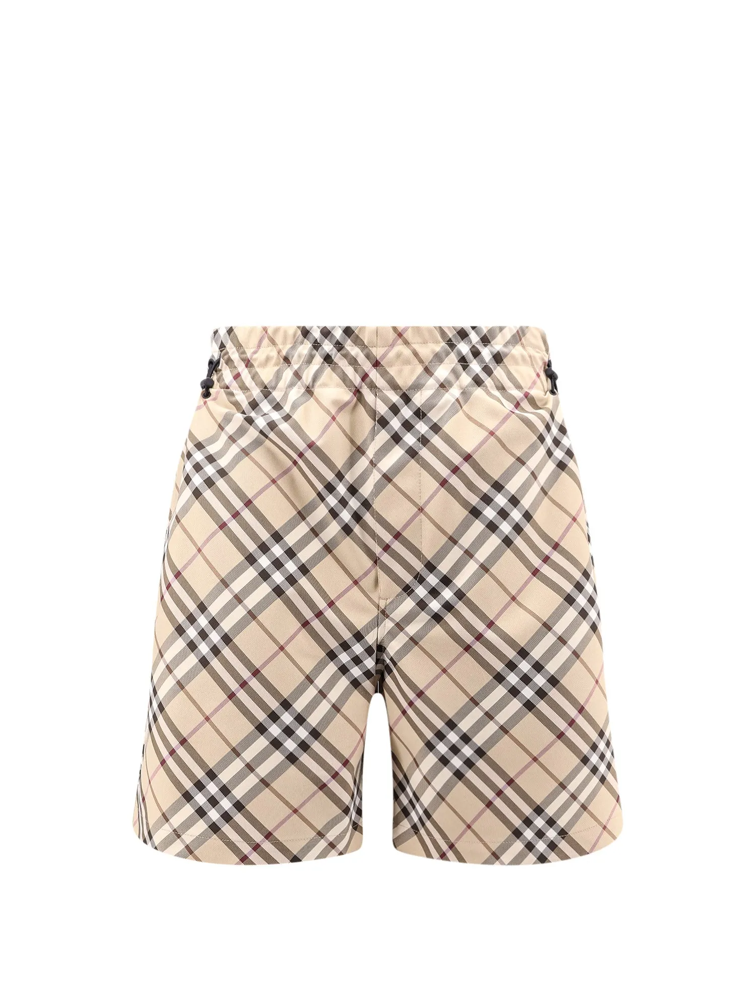 Traditional Check Nylon Bermuda Shorts